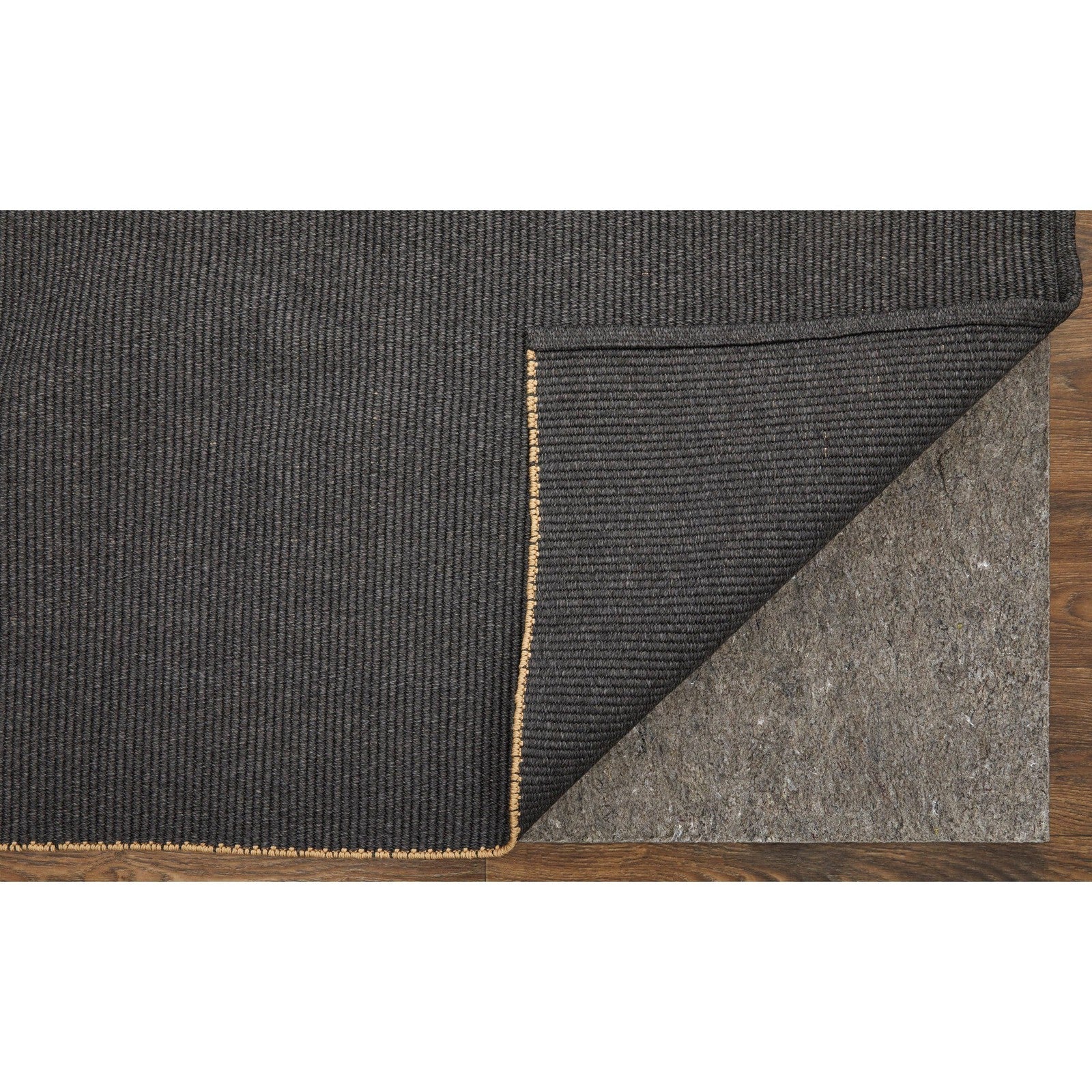 Feizy Theo 0827F Modern Solid in Gray/Tan - Image 3