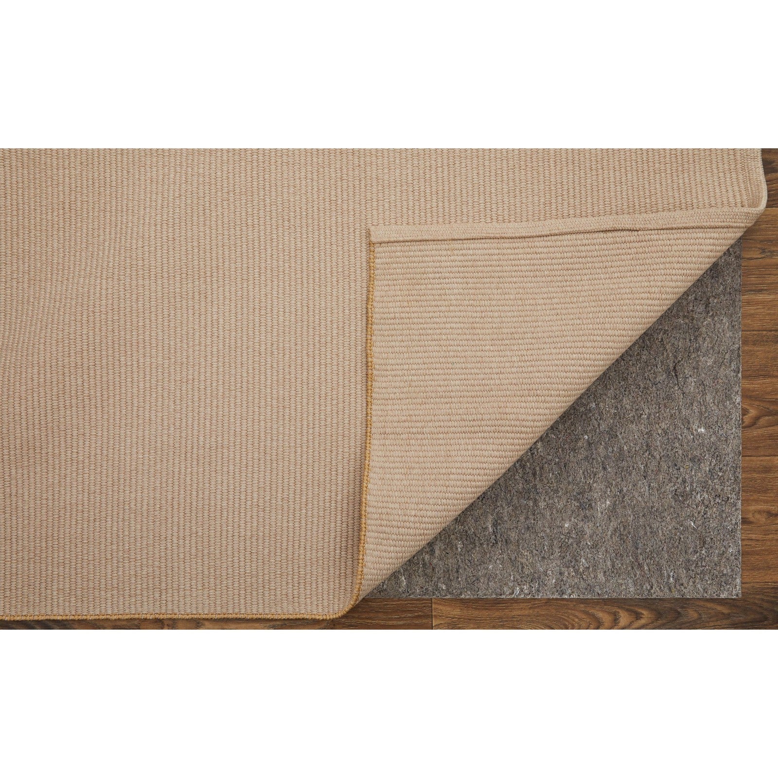 Feizy Theo 0827F Modern Solid in Ivory/Tan - Image 3
