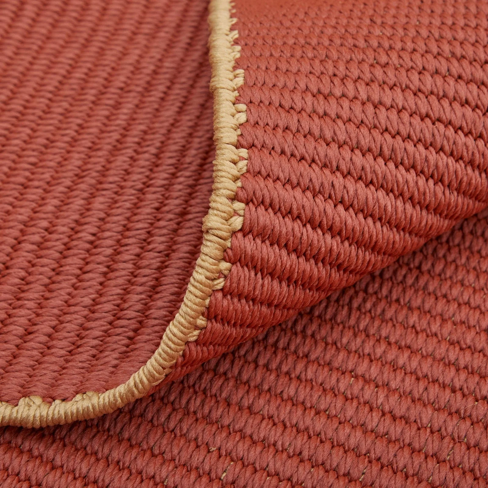 Feizy Theo 0827F Modern Solid in Red/Tan - Image 6