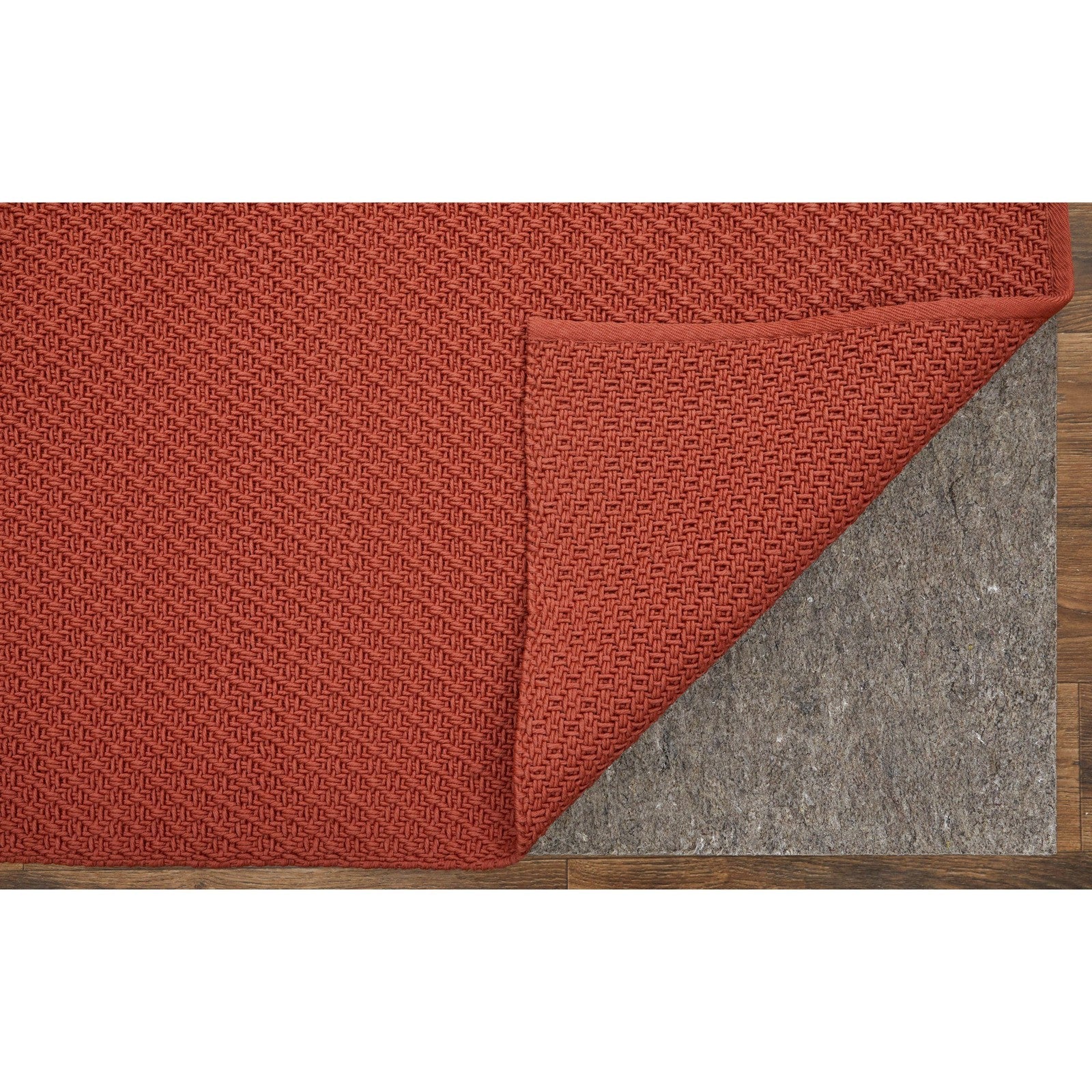 Feizy Tito 0826F Modern Solid in Red - Image 3