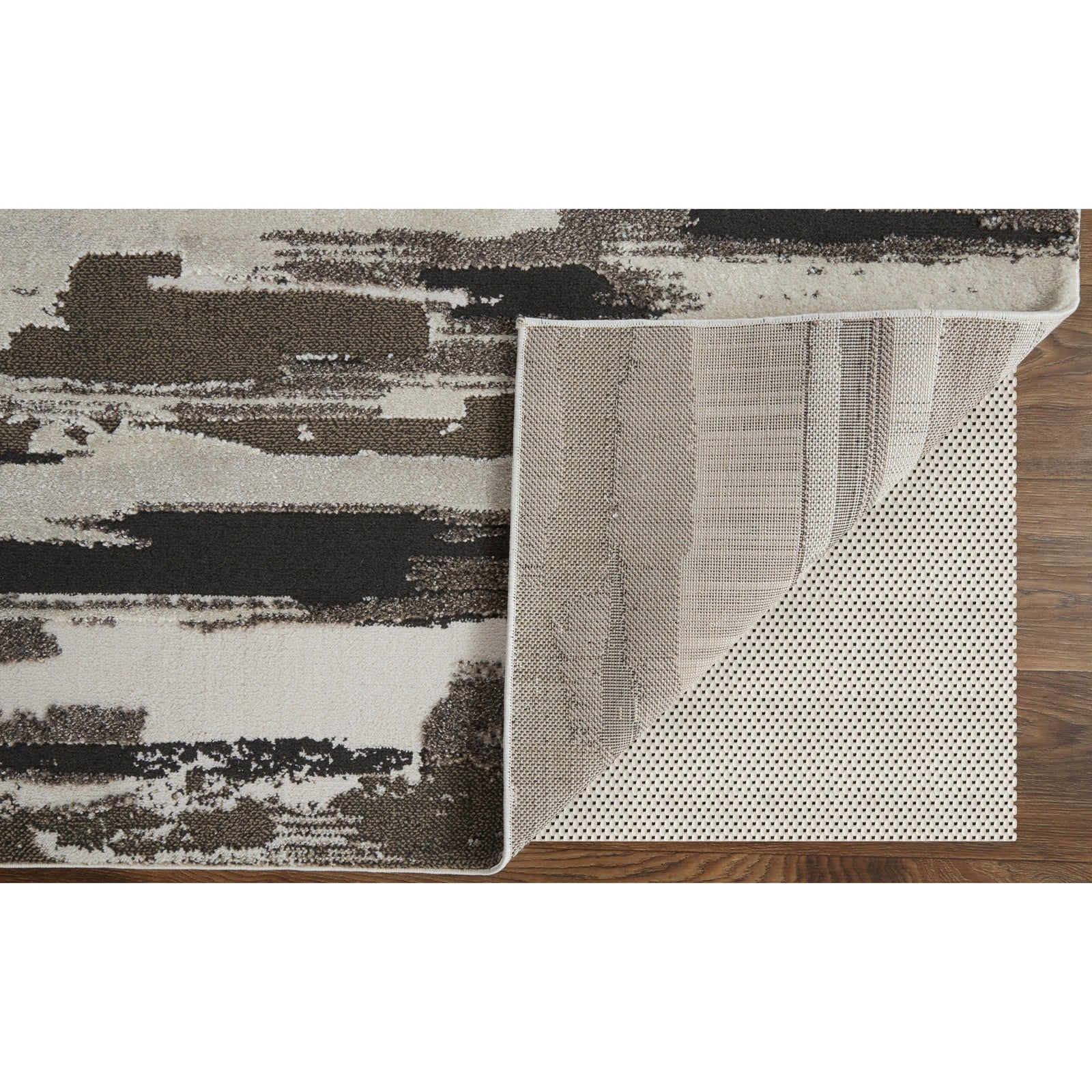 Feizy Vancouver 39FEF Modern Abstract in Brown/Ivory - Image 5