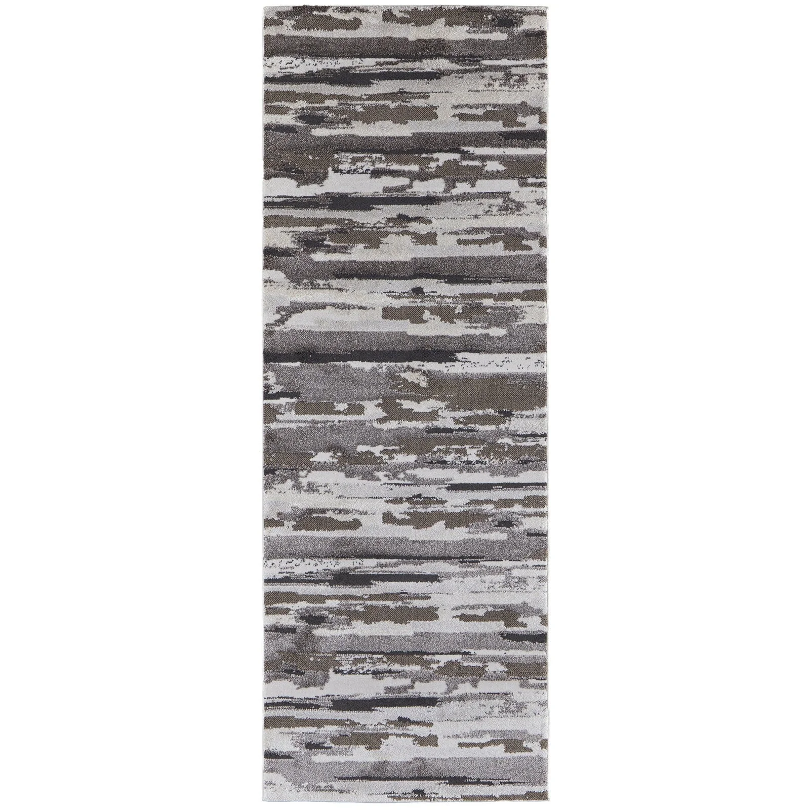 Feizy Vancouver 39FEF Modern Abstract in Brown/Ivory - Image 9