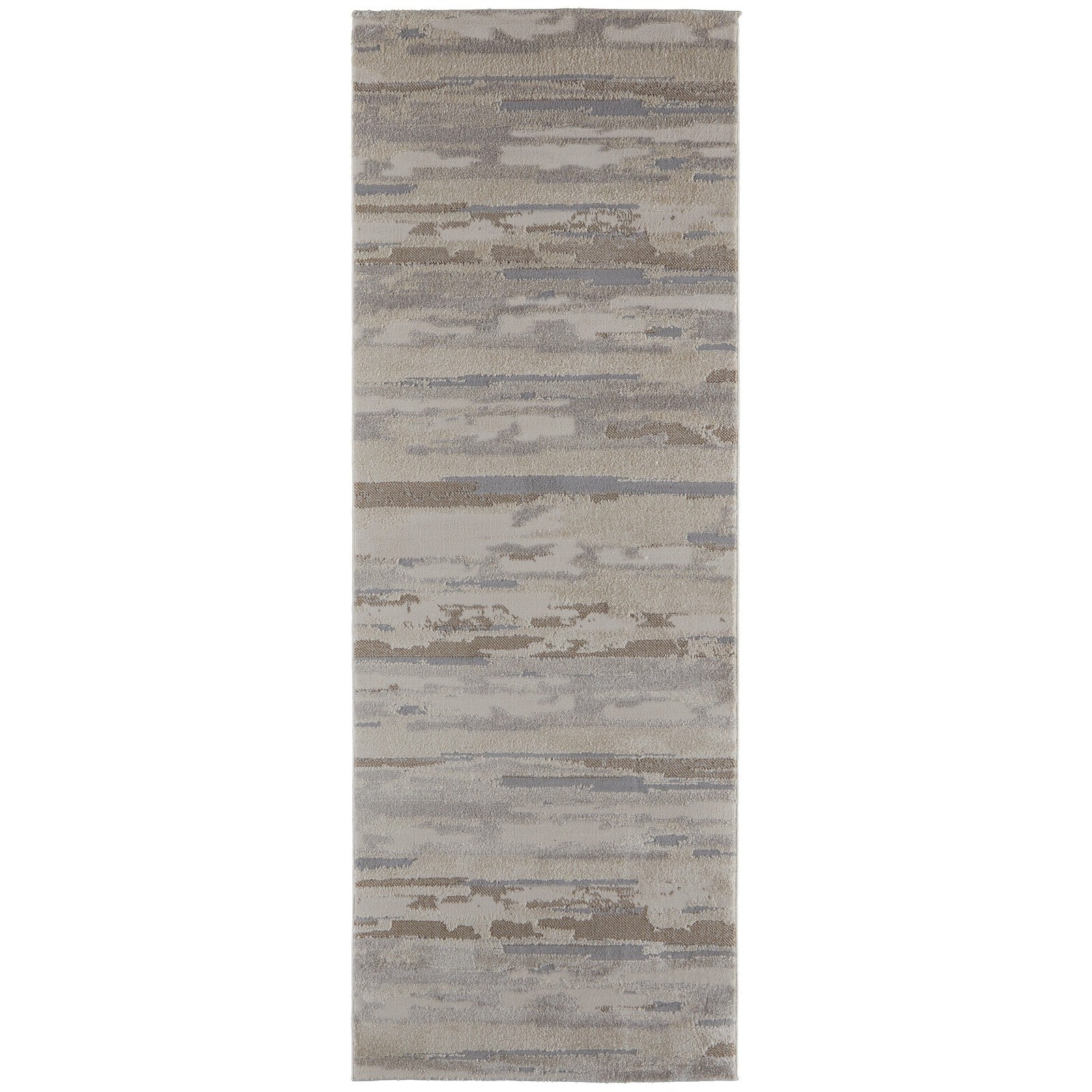 Feizy Vancouver 39FEF Modern Abstract in Ivory/Tan/Brown - Image 9