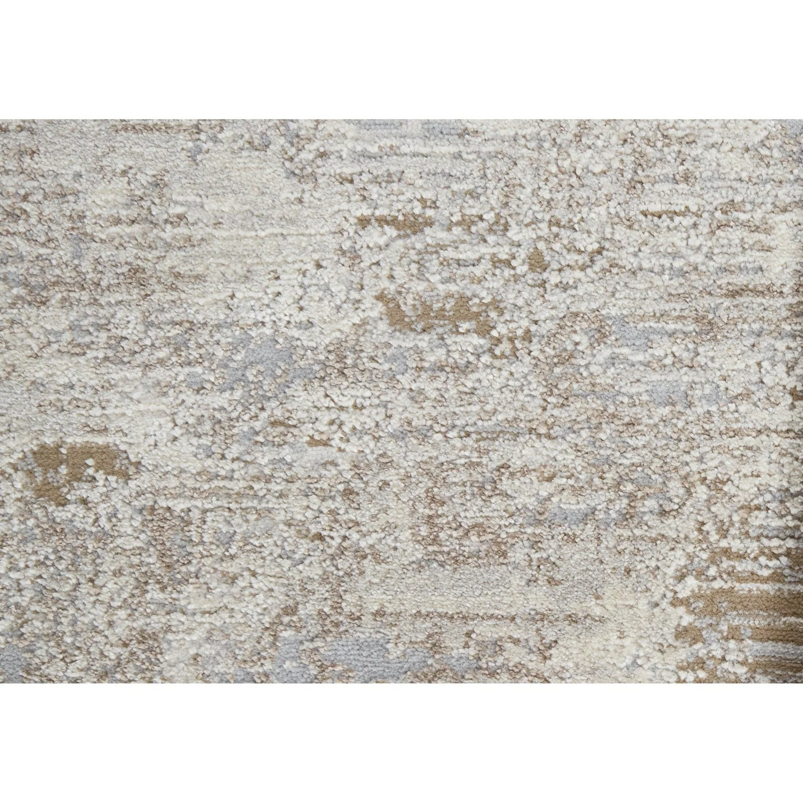 Feizy Vancouver 39FHF Modern Abstract in Ivory/Gray/Tan - Image 7