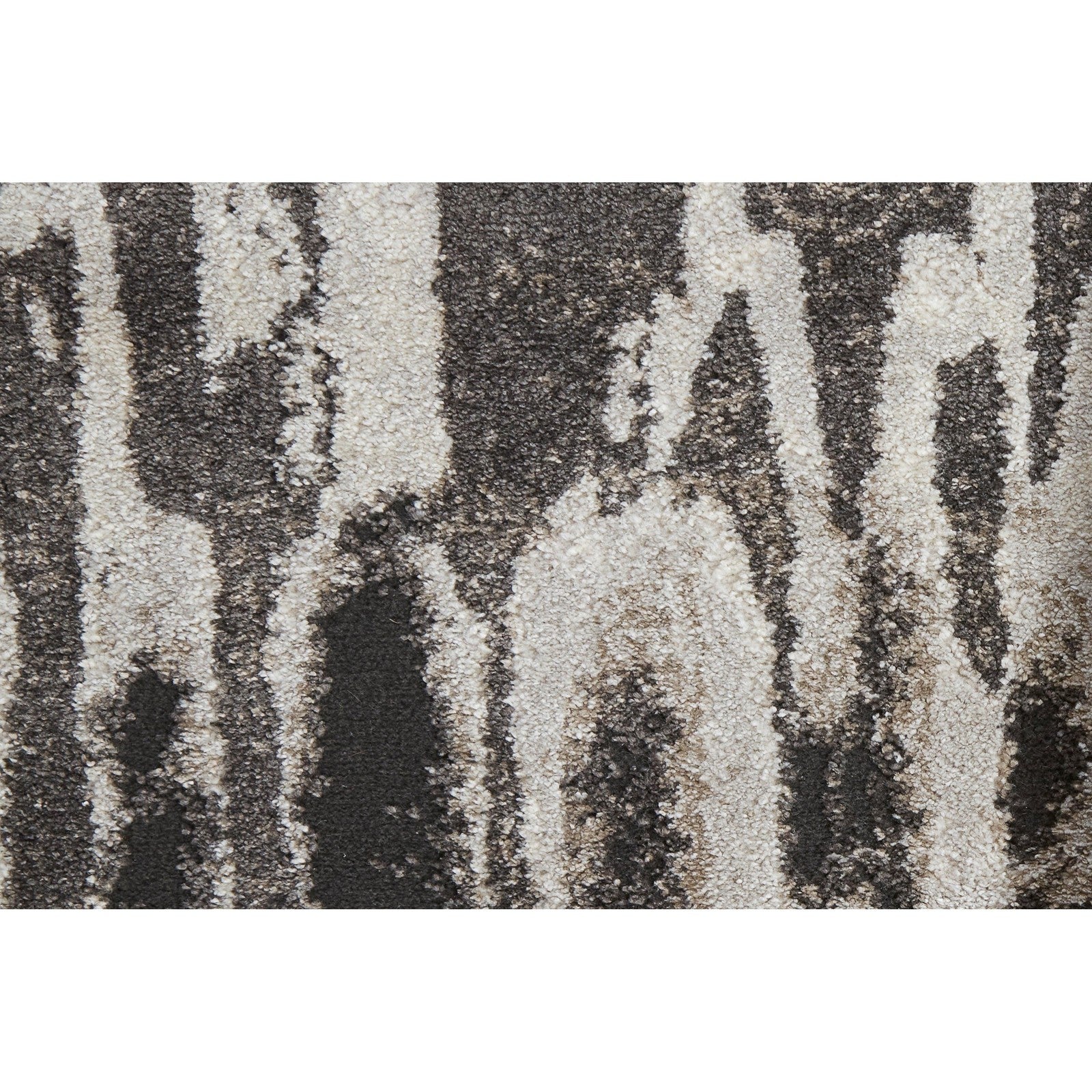 Feizy Vancouver 39FIF Modern Abstract in Ivory/Brown/Gray - Image 7