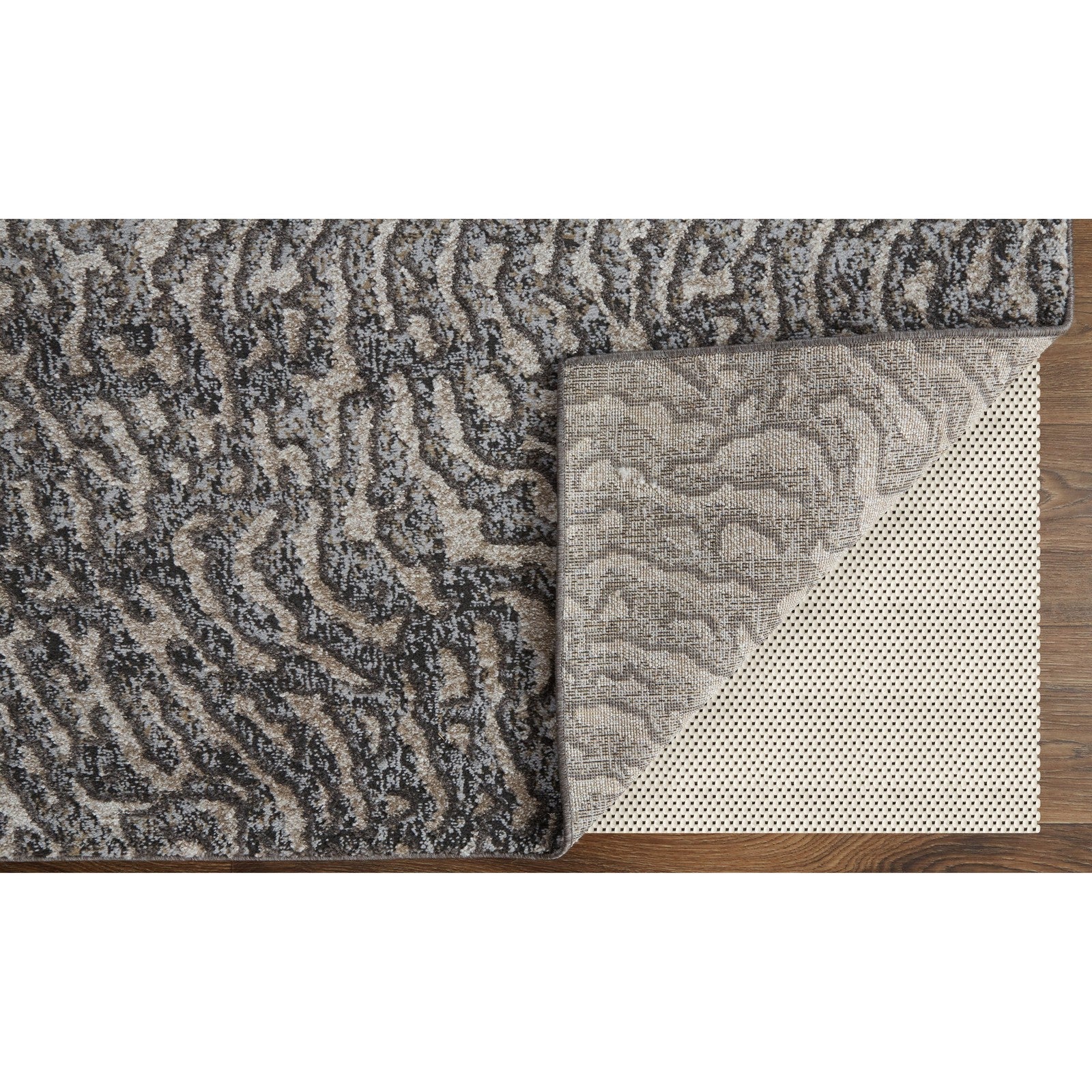 Feizy Vancouver 39FJF Modern Abstract in Gray/Taupe/Ivory - Image 5