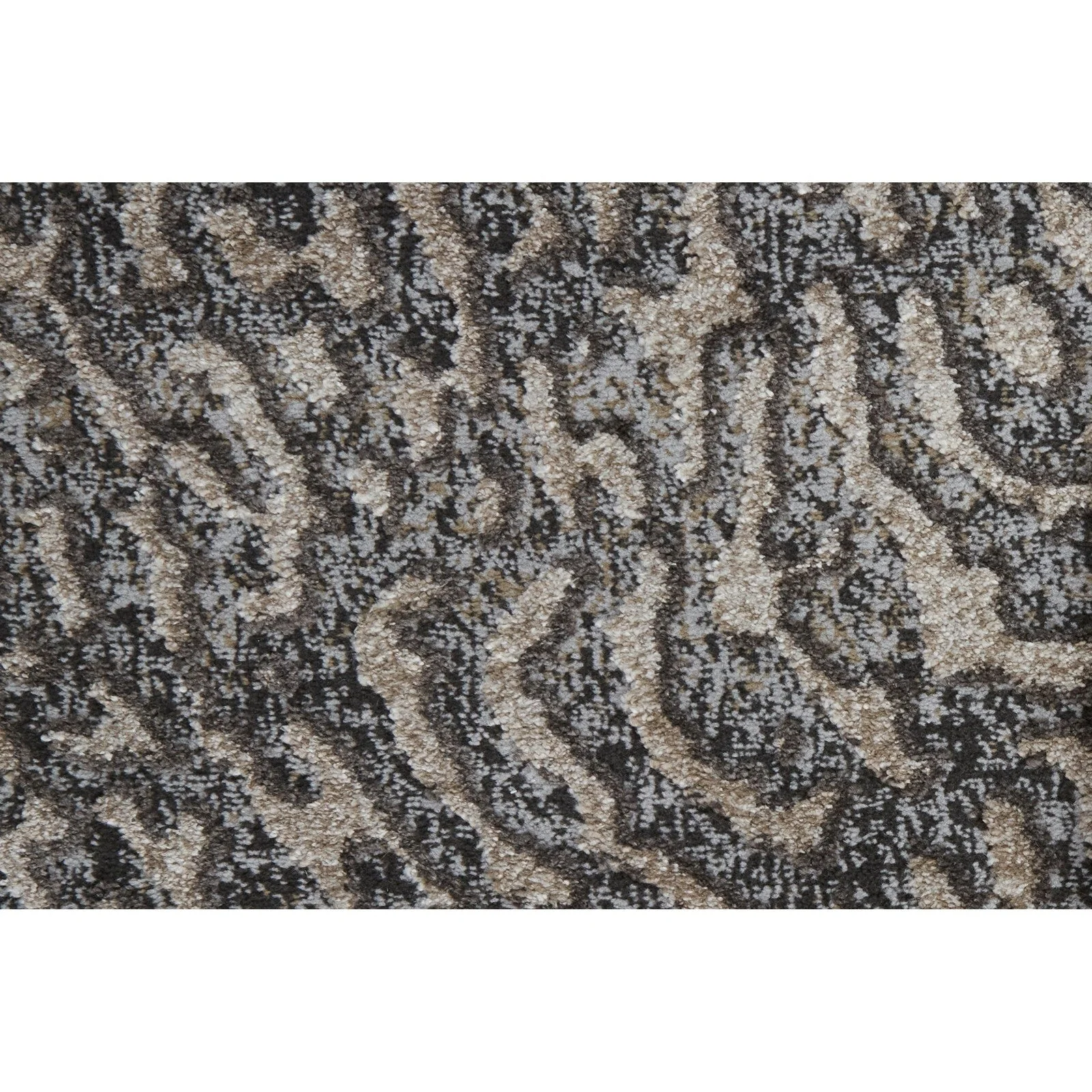 Feizy Vancouver 39FJF Modern Abstract in Gray/Taupe/Ivory - Image 7