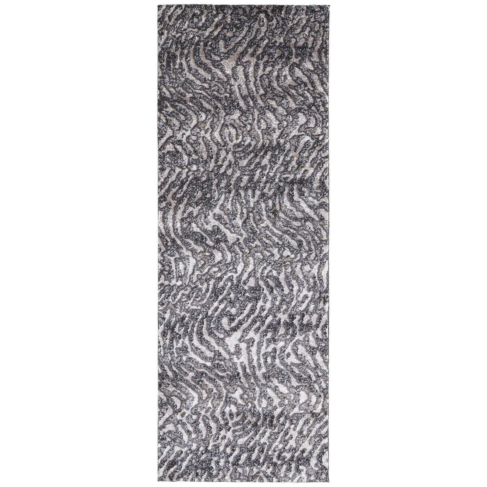 Feizy Vancouver 39FJF Modern Abstract in Gray/Taupe/Ivory - Image 9