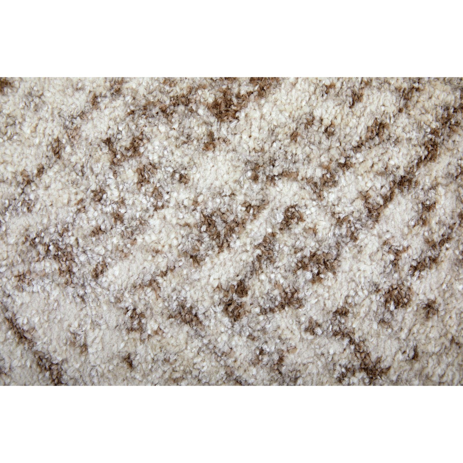 Feizy Vancouver 39NPF Modern Geometric Rug in Ivory/Tan/Brown - Image 7