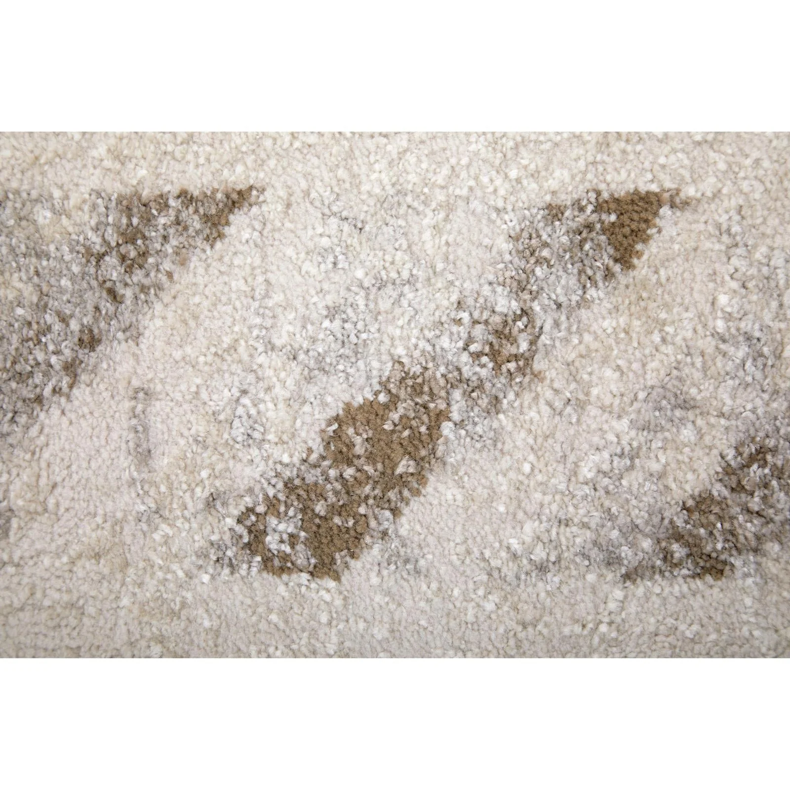 Feizy Vancouver 39NQF Modern Geometric Rug in Ivory/Tan/Brown - Image 6