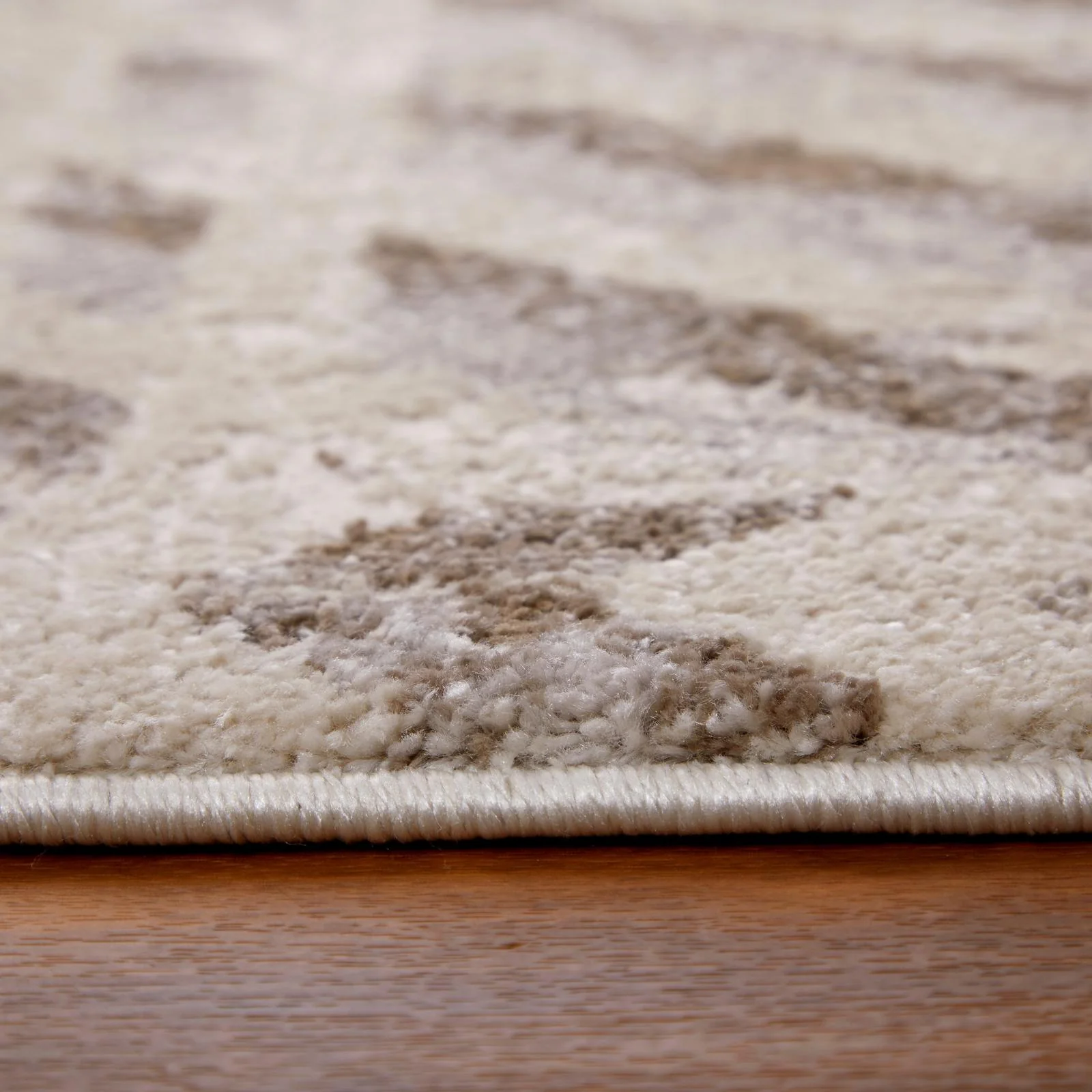 Feizy Vancouver 39NQF Modern Geometric Rug in Ivory/Tan/Brown - Image 8