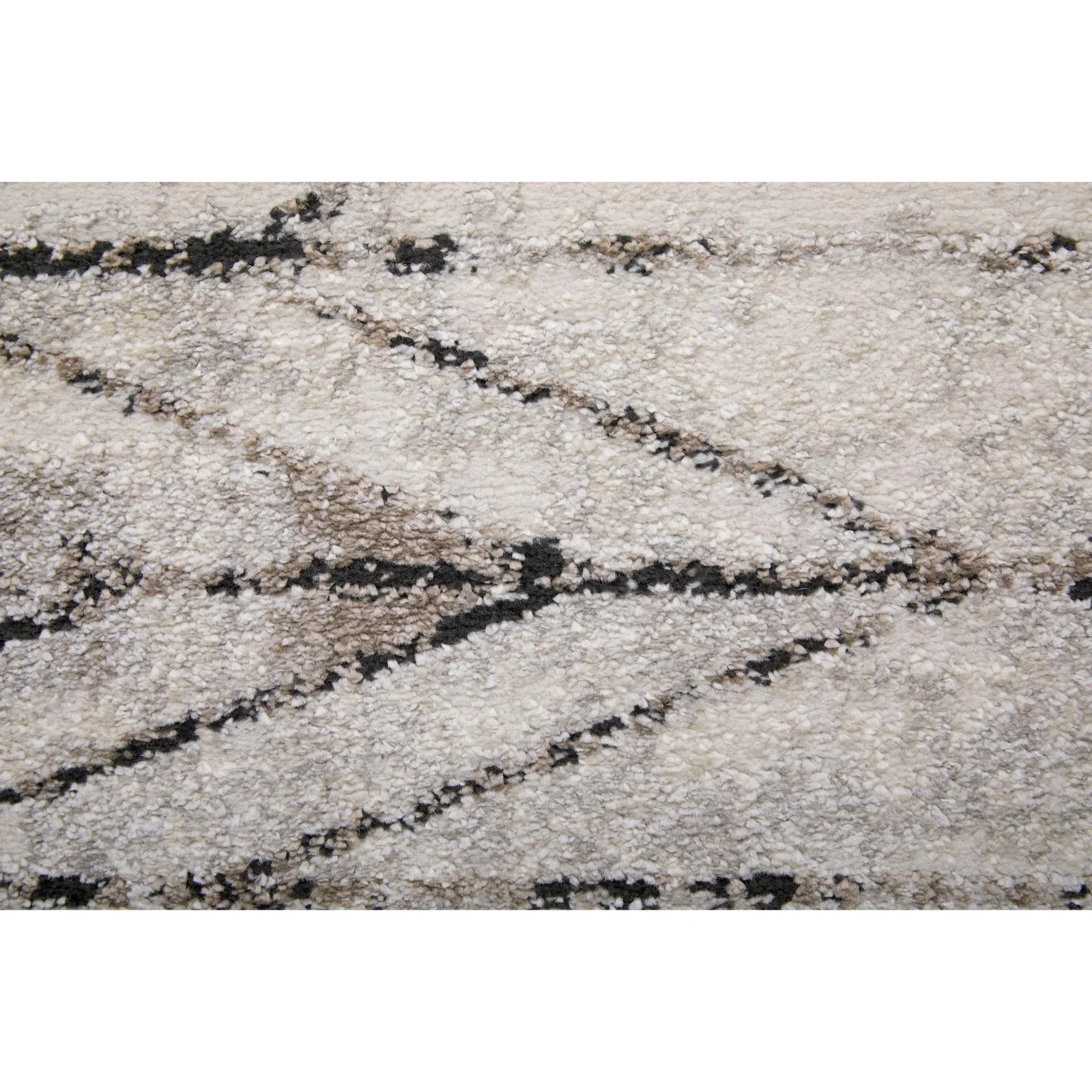 Feizy Vancouver 39NTF Modern Geometric Rug in Ivory/Tan/Brown - Image 7