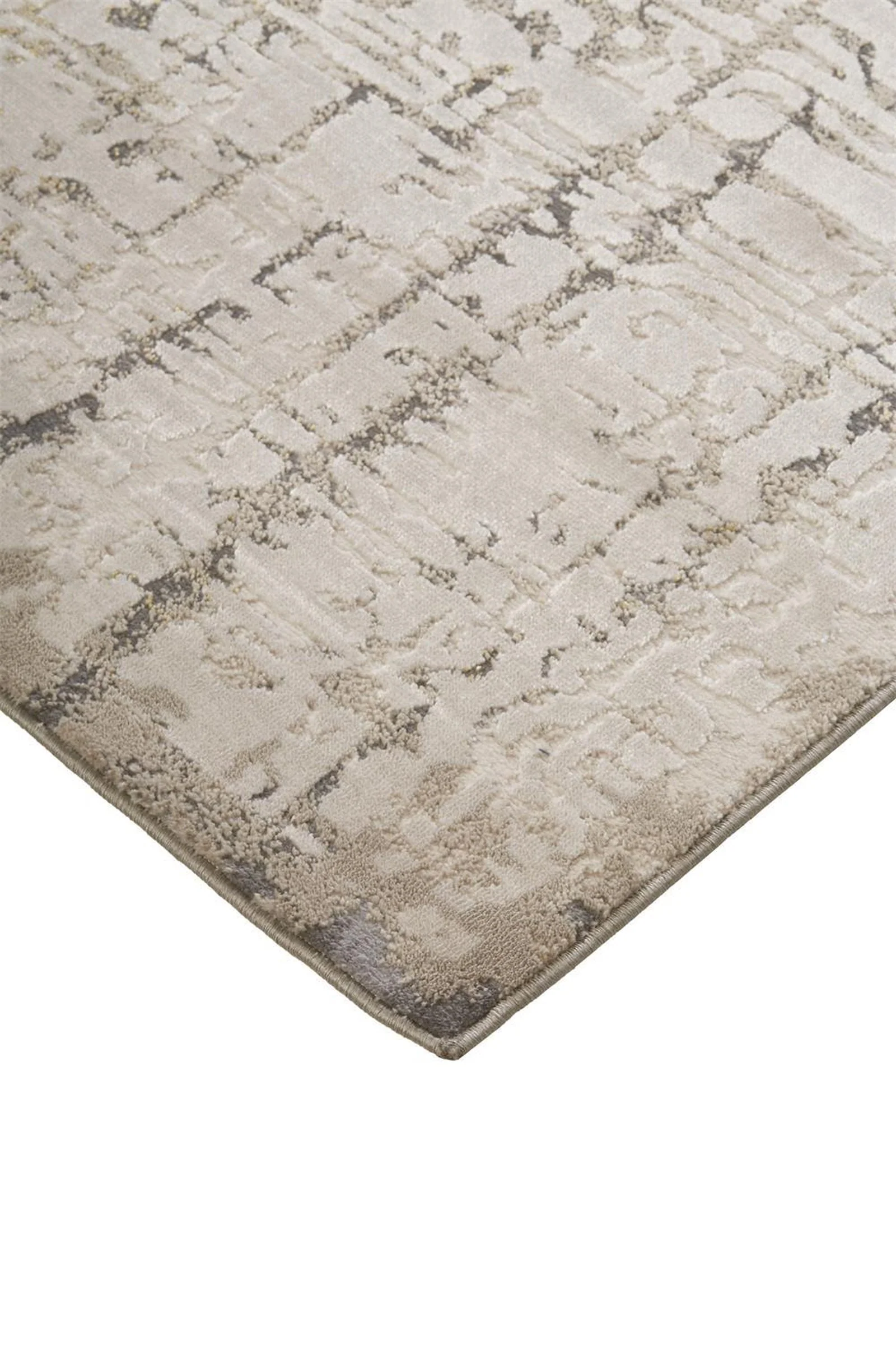 Feizy Waldor 3683F Rug in Ivory / Beige - Image 4