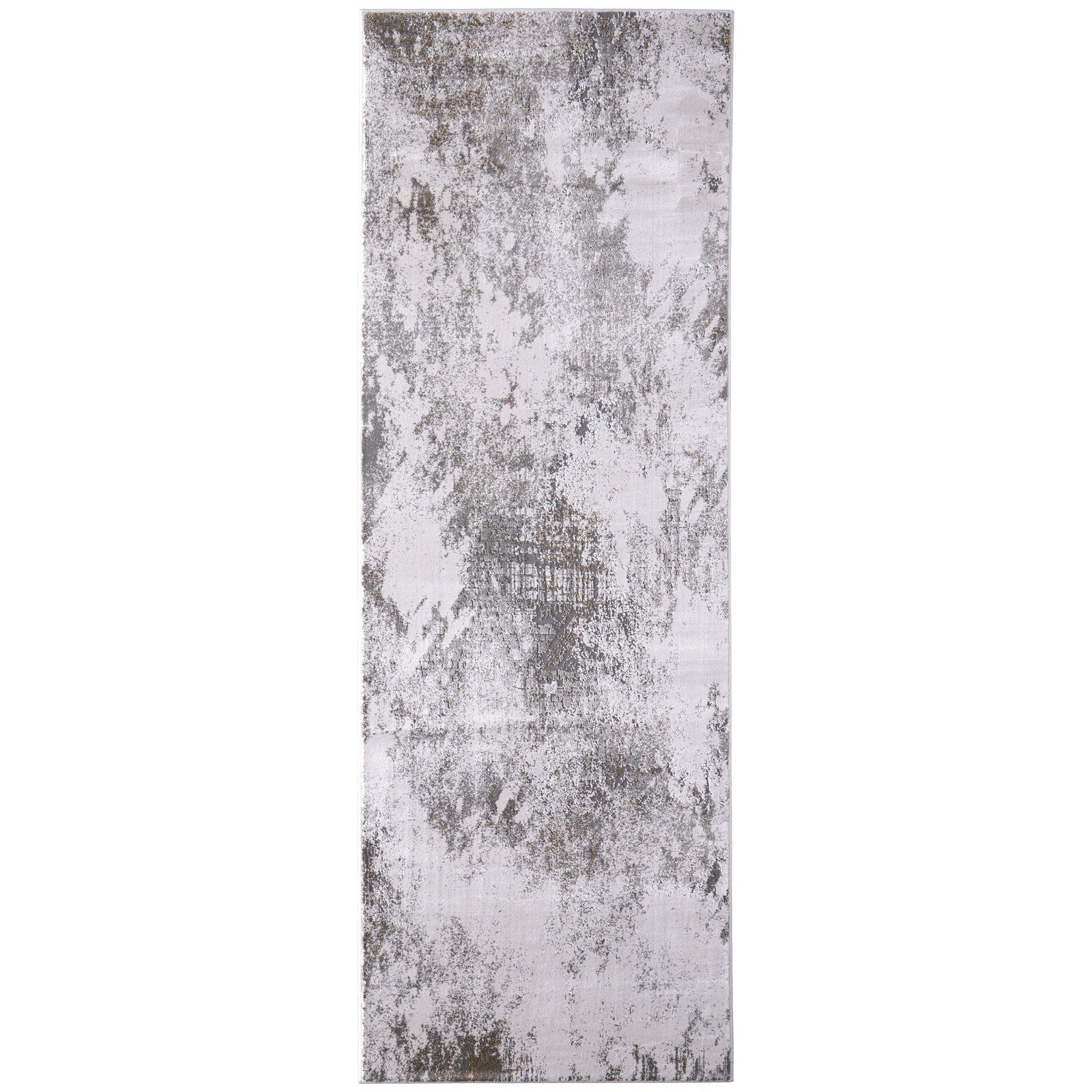 Feizy Waldor 39NDF Modern Abstract in Gray/Silver/Taupe - Image 11
