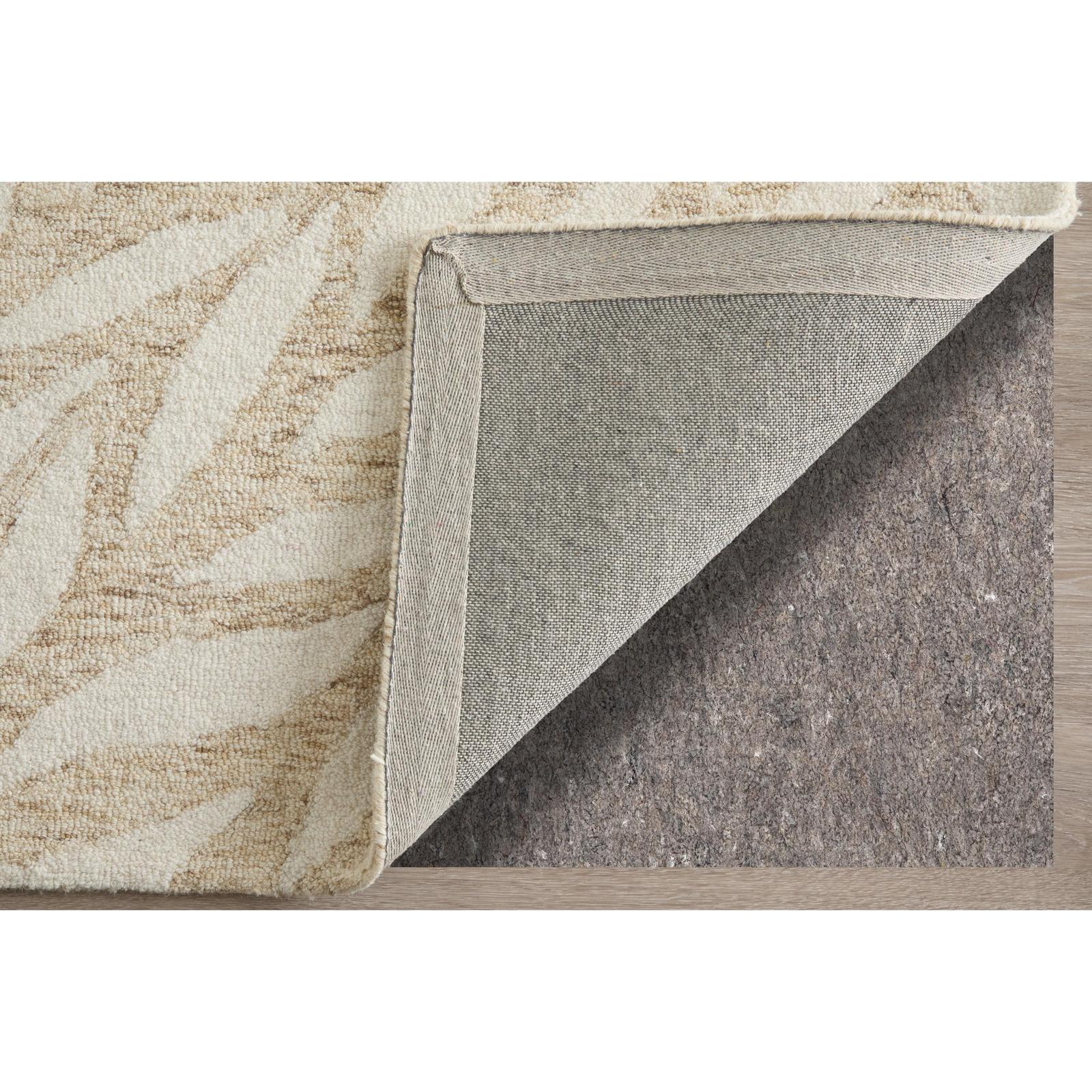 Feizy Wallace 8A37F Modern Floral & Botanical Rug in Tan/Ivory - Image 5