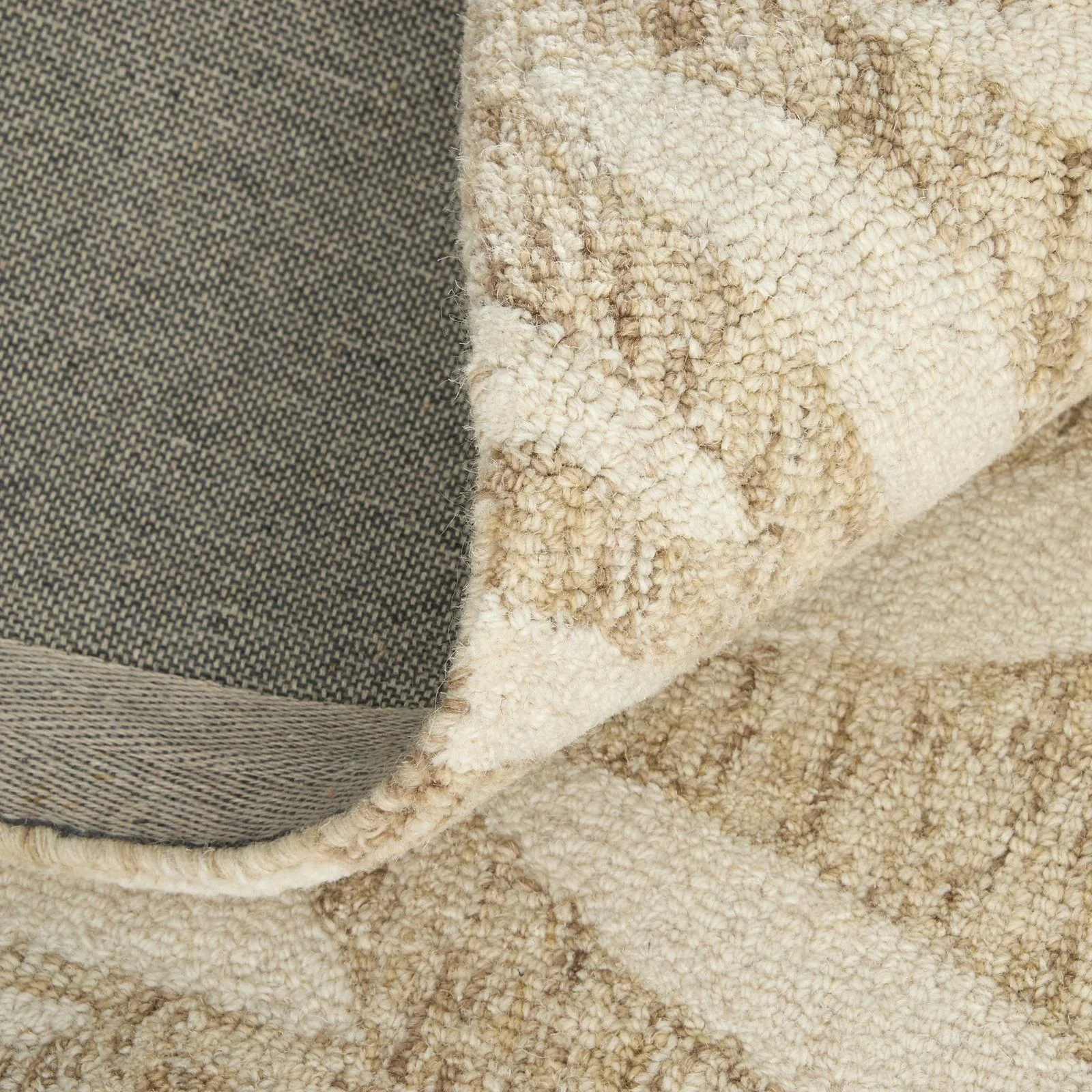 Feizy Wallace 8A37F Modern Floral & Botanical Rug in Tan/Ivory - Image 8