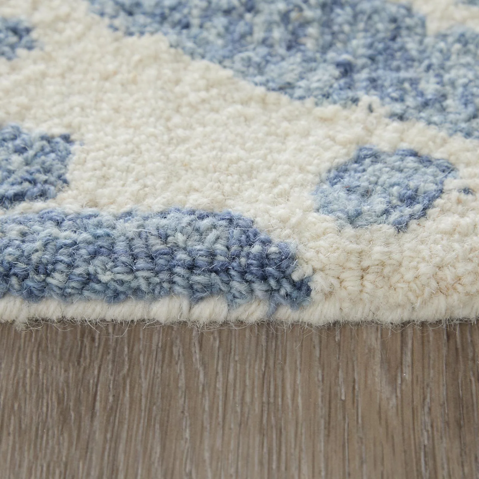 Feizy Wallace 8A39F Modern Abstract Rug in Blue/Ivory - Image 9