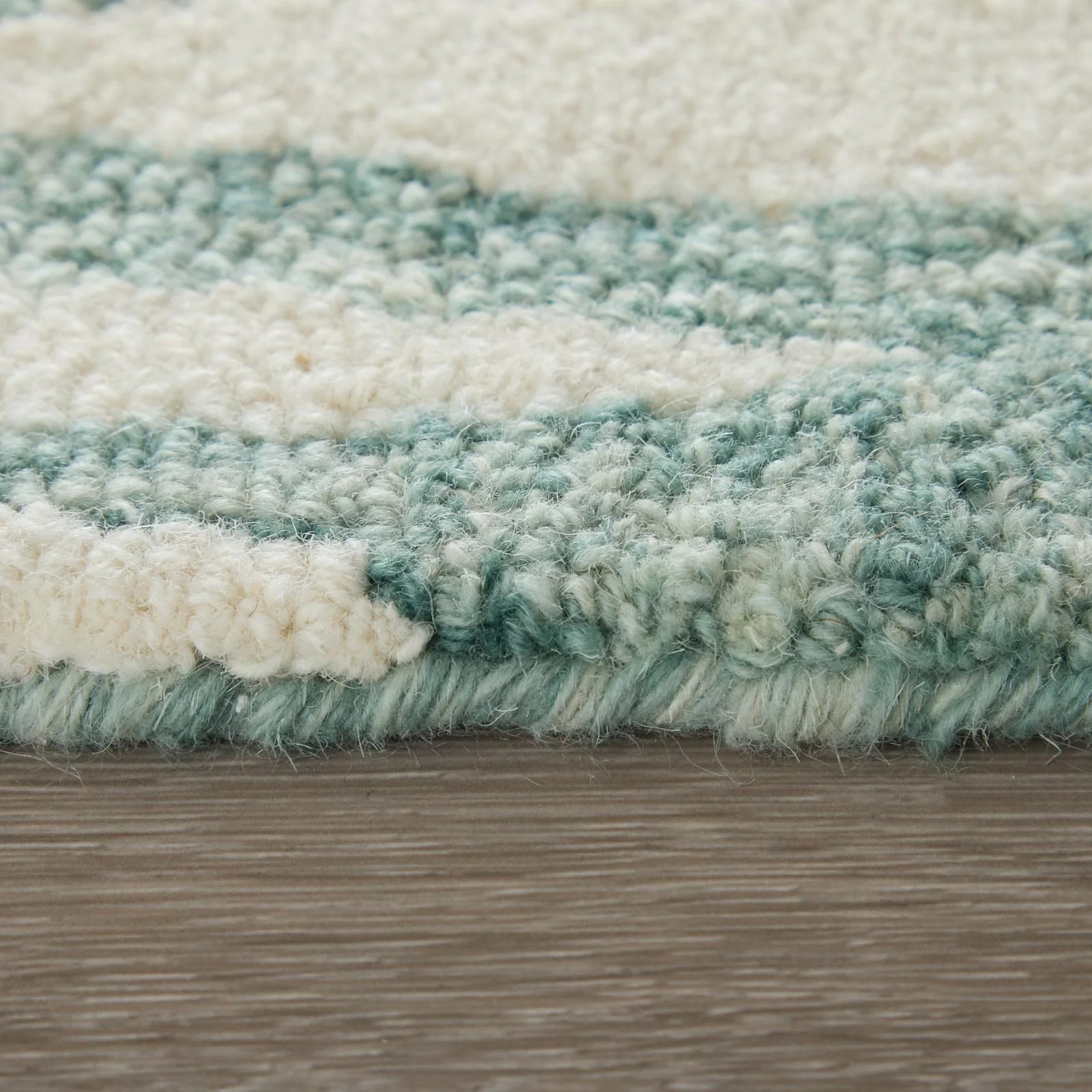 Feizy Wallace 8A40F Modern Chevron Rug in Blue/White - Image 9