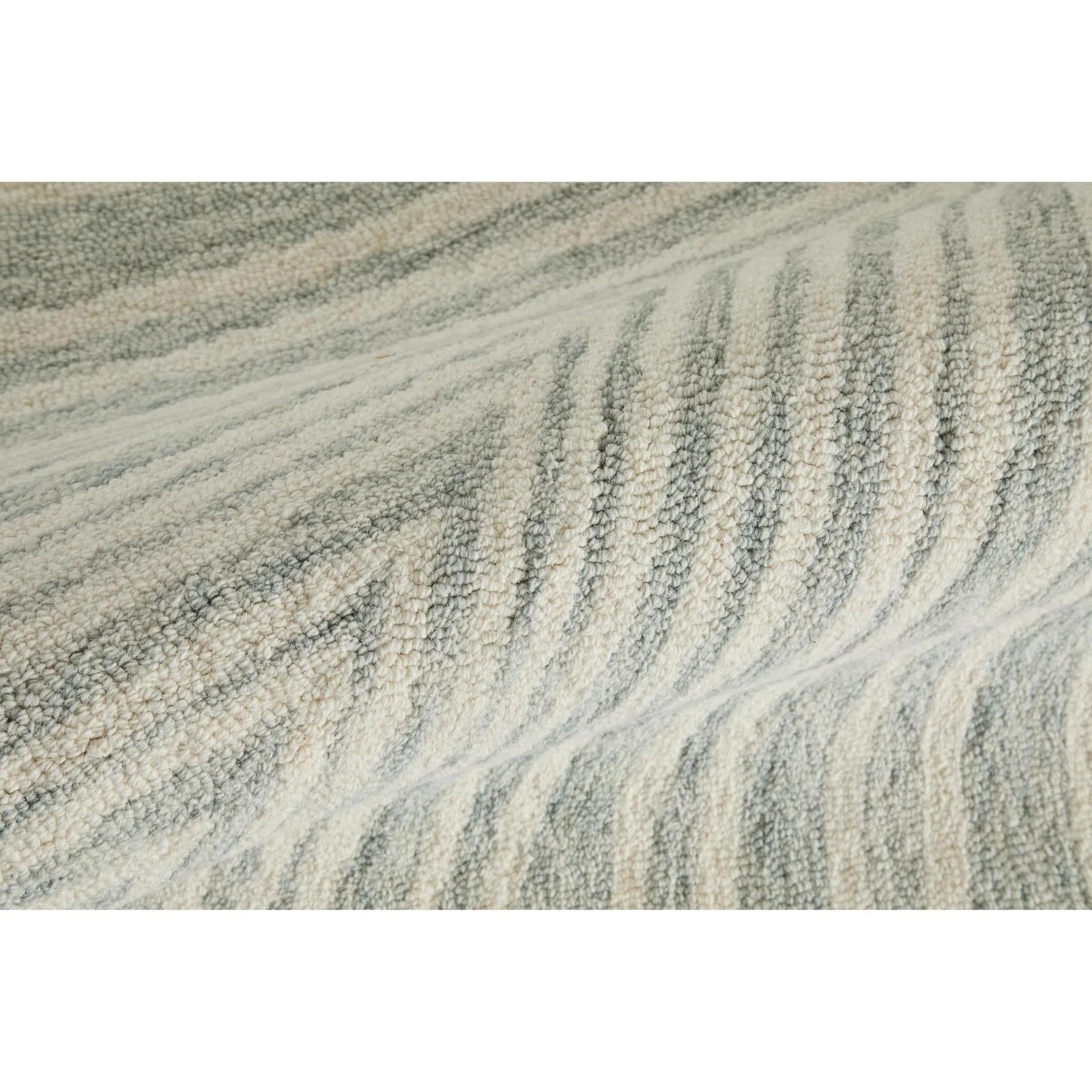 Feizy Wallace 8A41F Modern Abstract Rug in Gray/Ivory - Image 6
