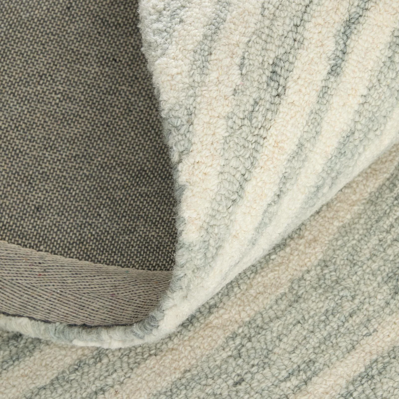 Feizy Wallace 8A41F Modern Abstract Rug in Gray/Ivory - Image 8