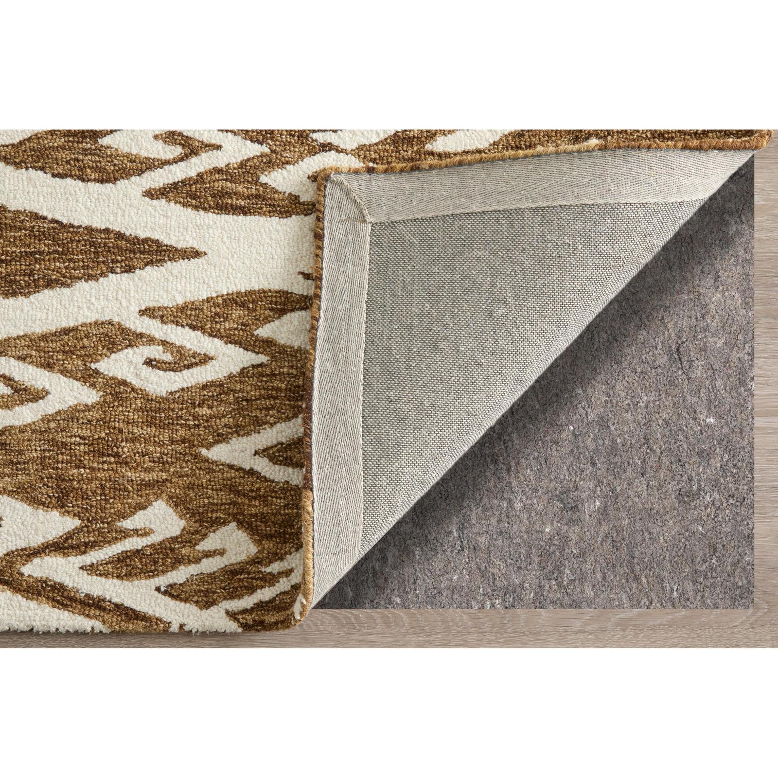 Feizy Wallace 8A43F Transitional Medallion Rug in Brown/White - Image 5