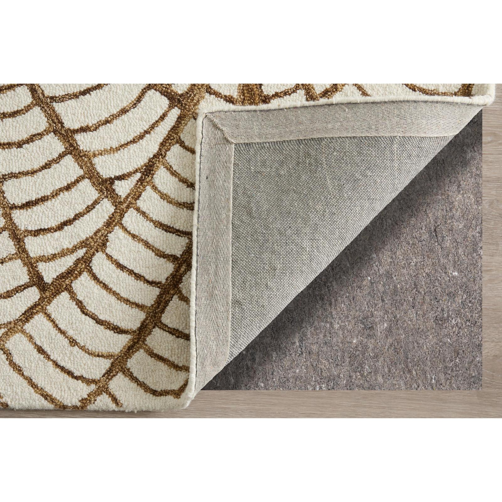 Feizy Wallace 8A44F Modern Ikat Rug in White/Brown - Image 5