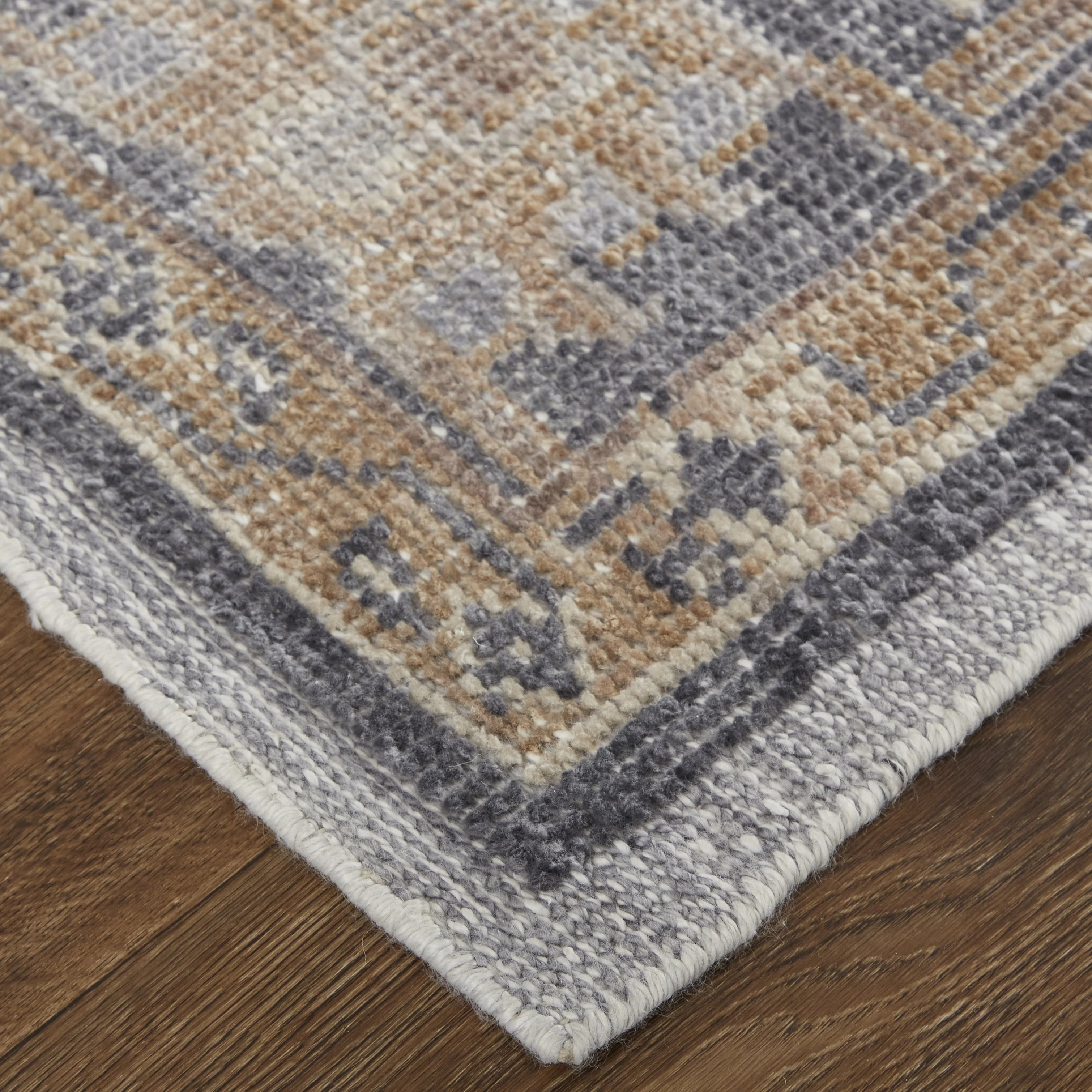 Feizy Wendover 6842F Rug in Blue / Tan - Image 5