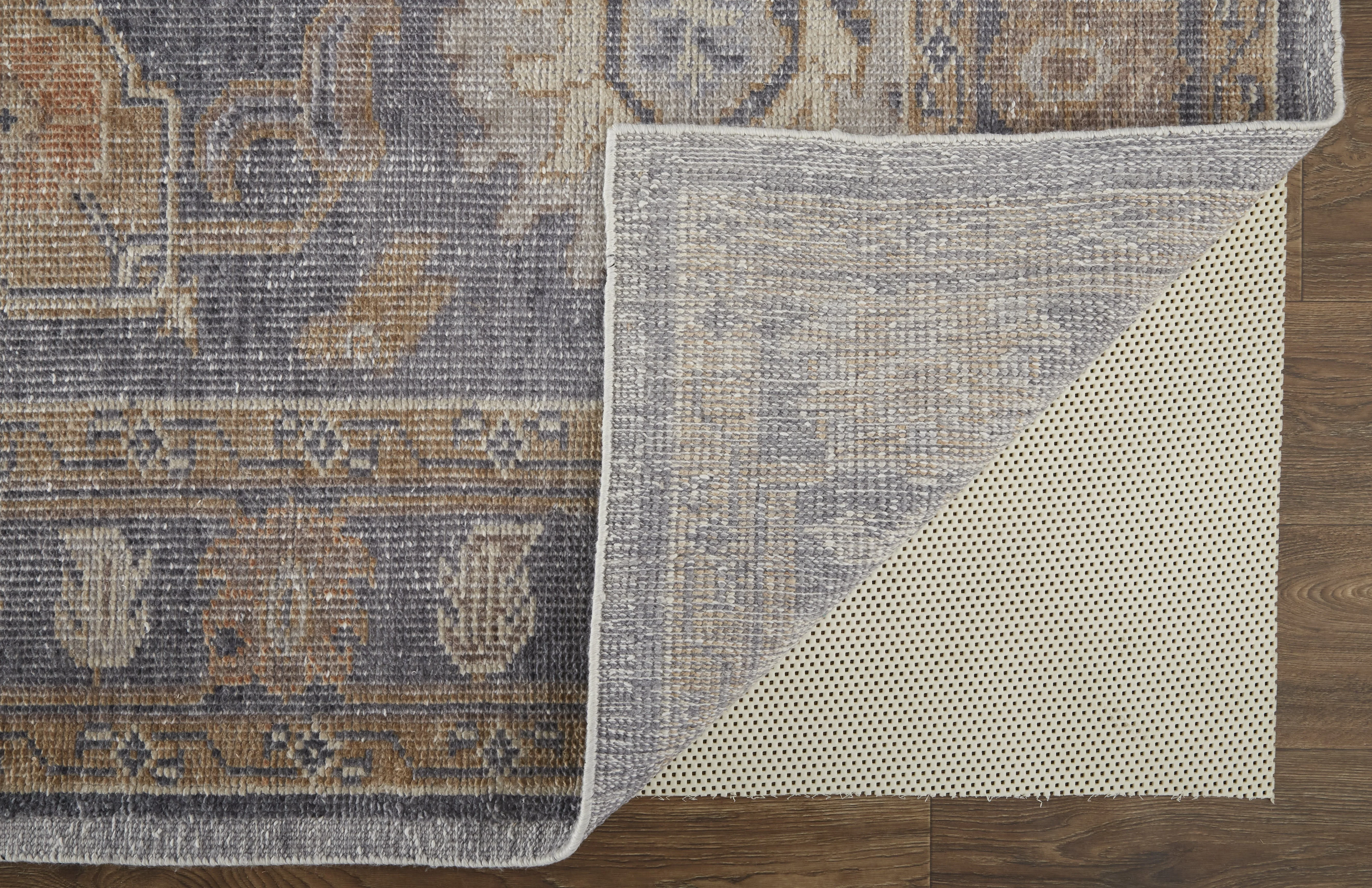 Feizy Wendover 6842F Rug in Blue / Tan - Image 6