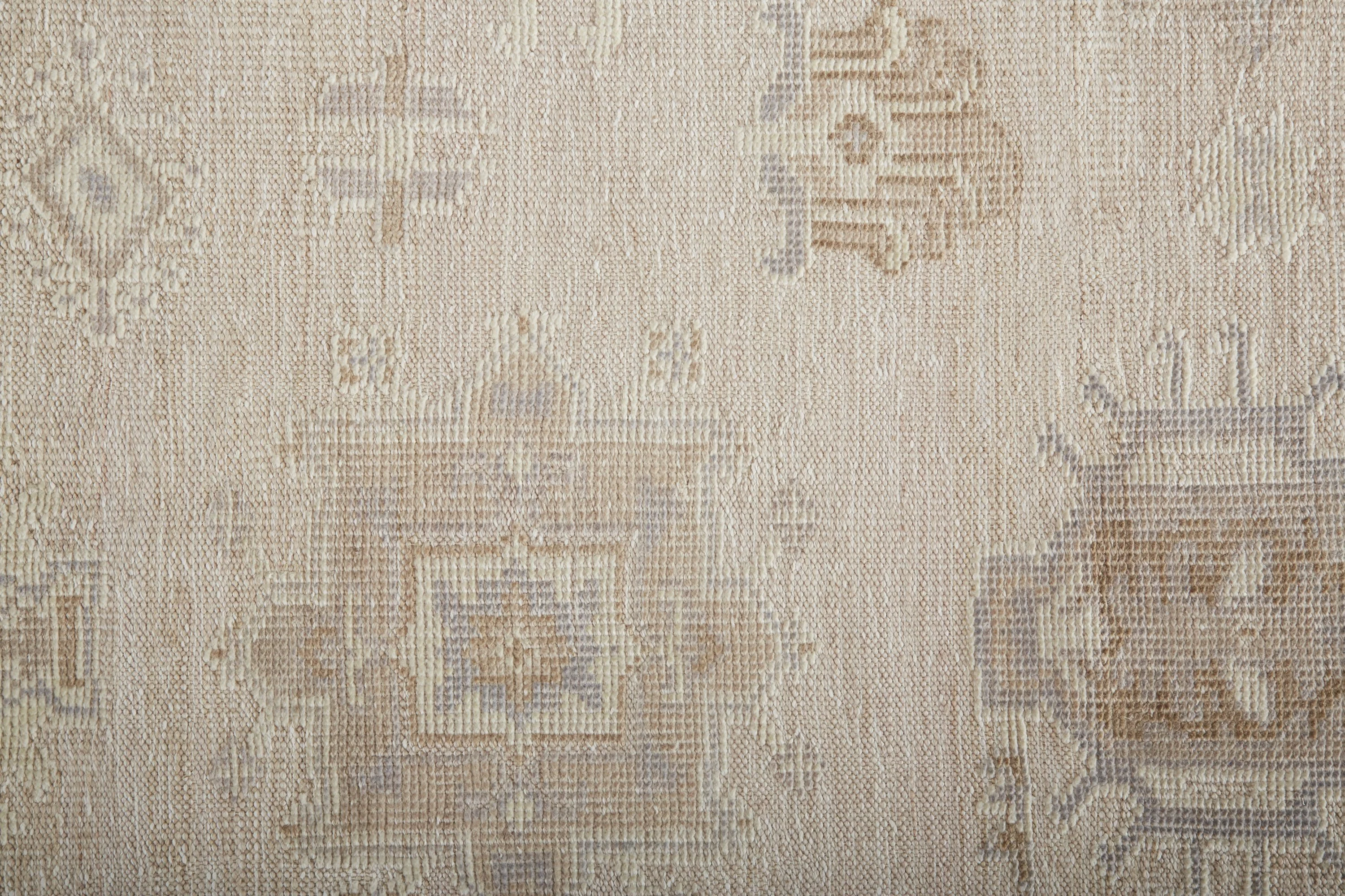 Feizy Wendover 6858F Rug in Tan / Gray - Image 3