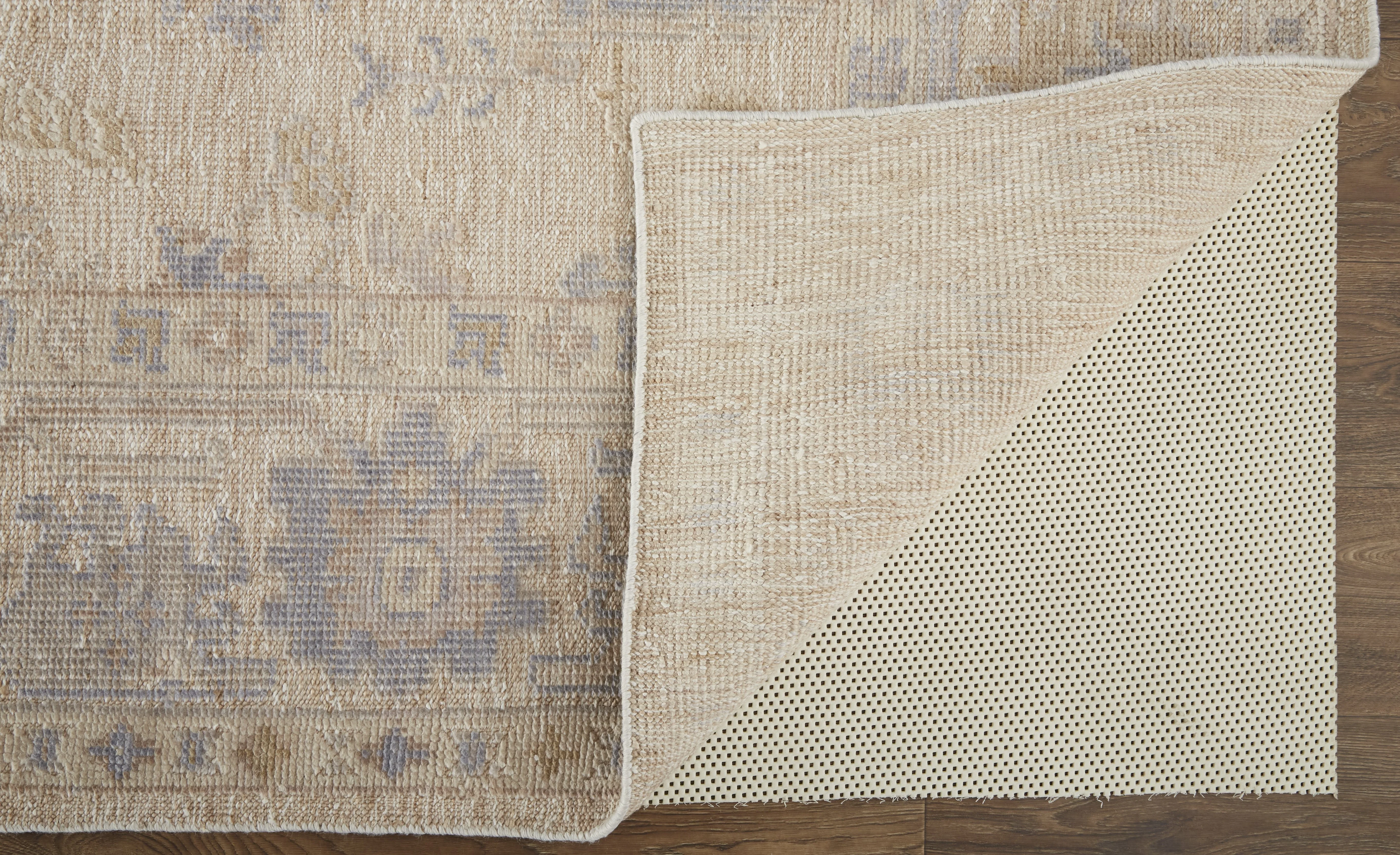 Feizy Wendover 6862F Rug in Tan / Blue - Image 6