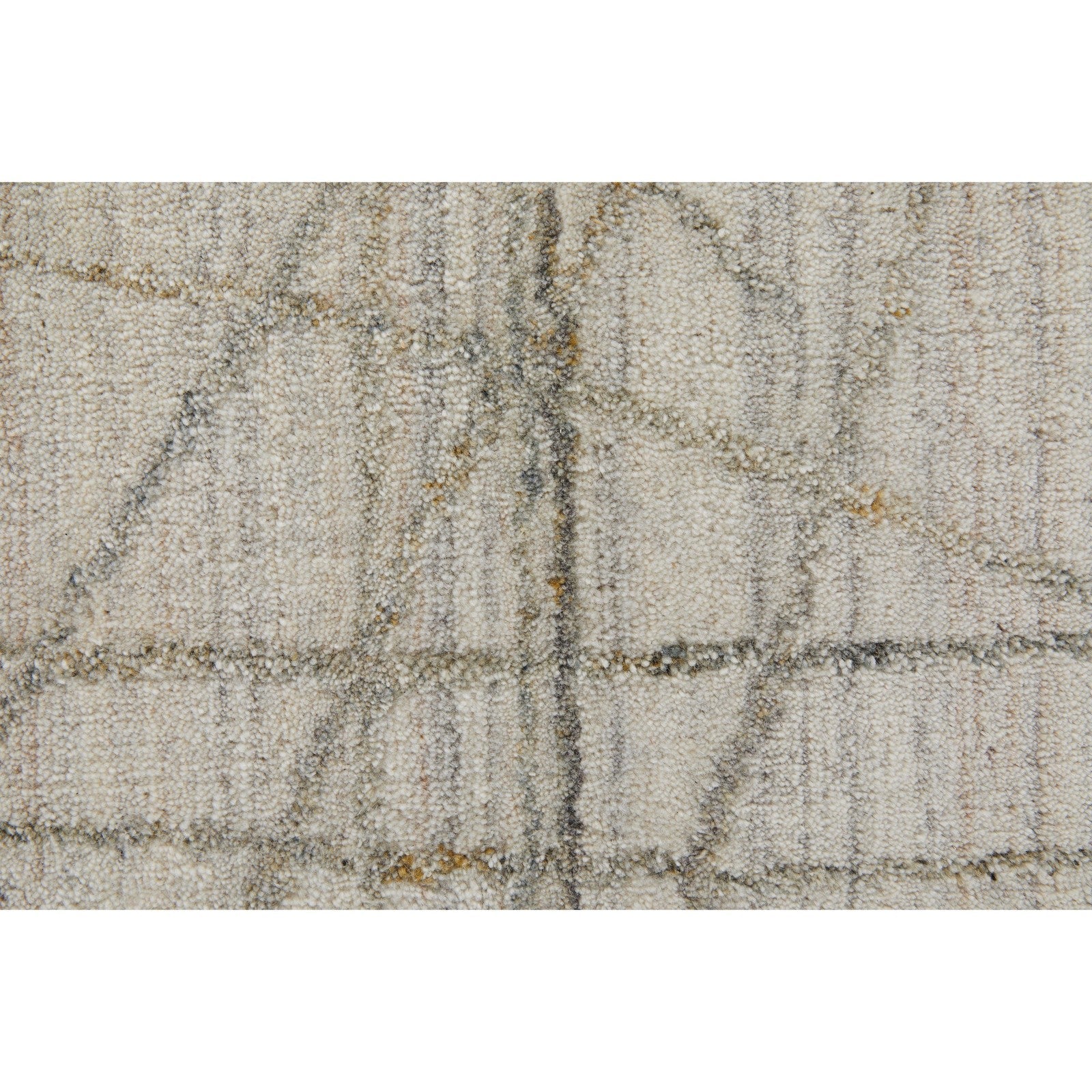 Feizy Whitton 8894F Modern Abstract Rug in Ivory/Gray - Image 8