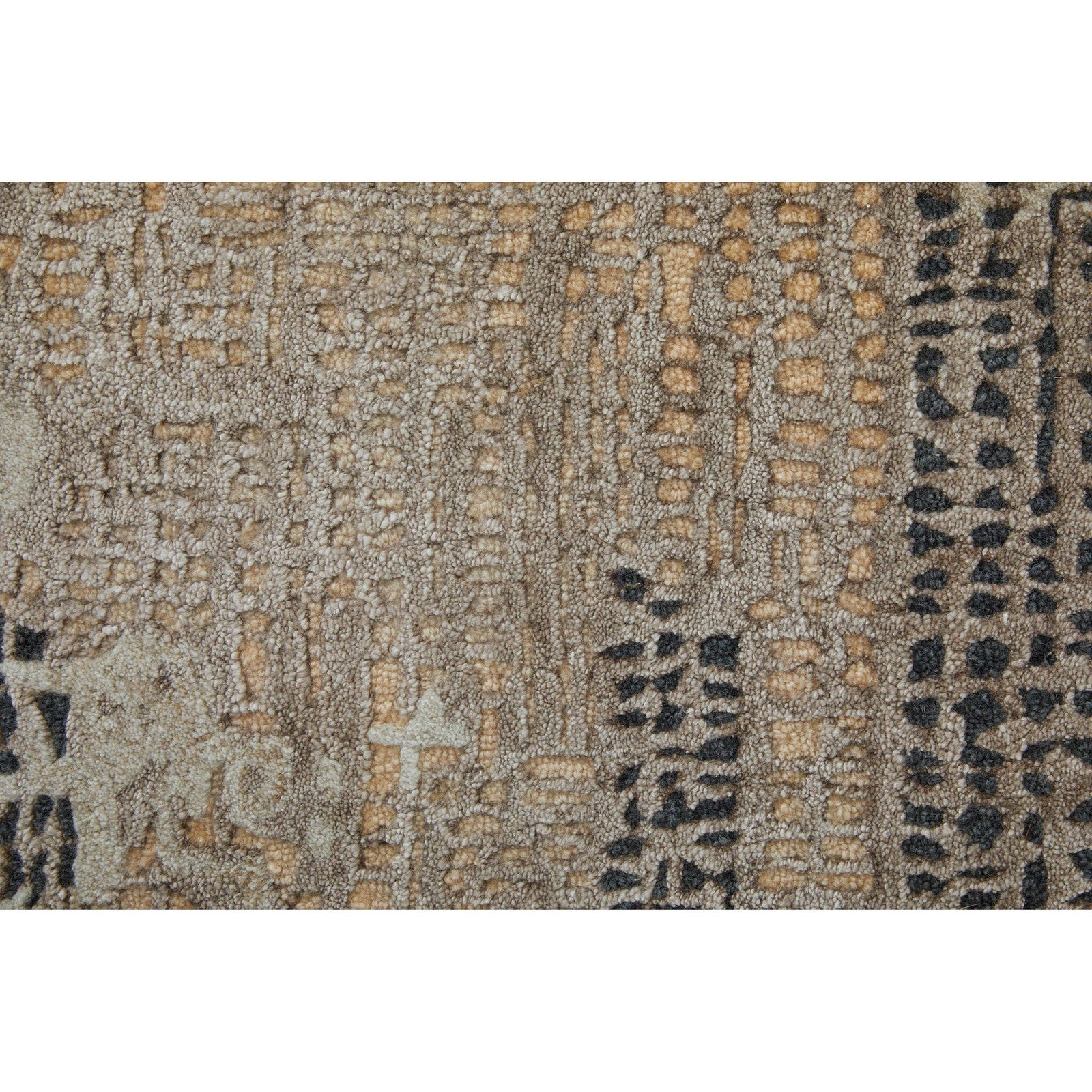 Feizy Zarah 8917F Modern Abstract Rug in Brown/Tan/Black - Image 6