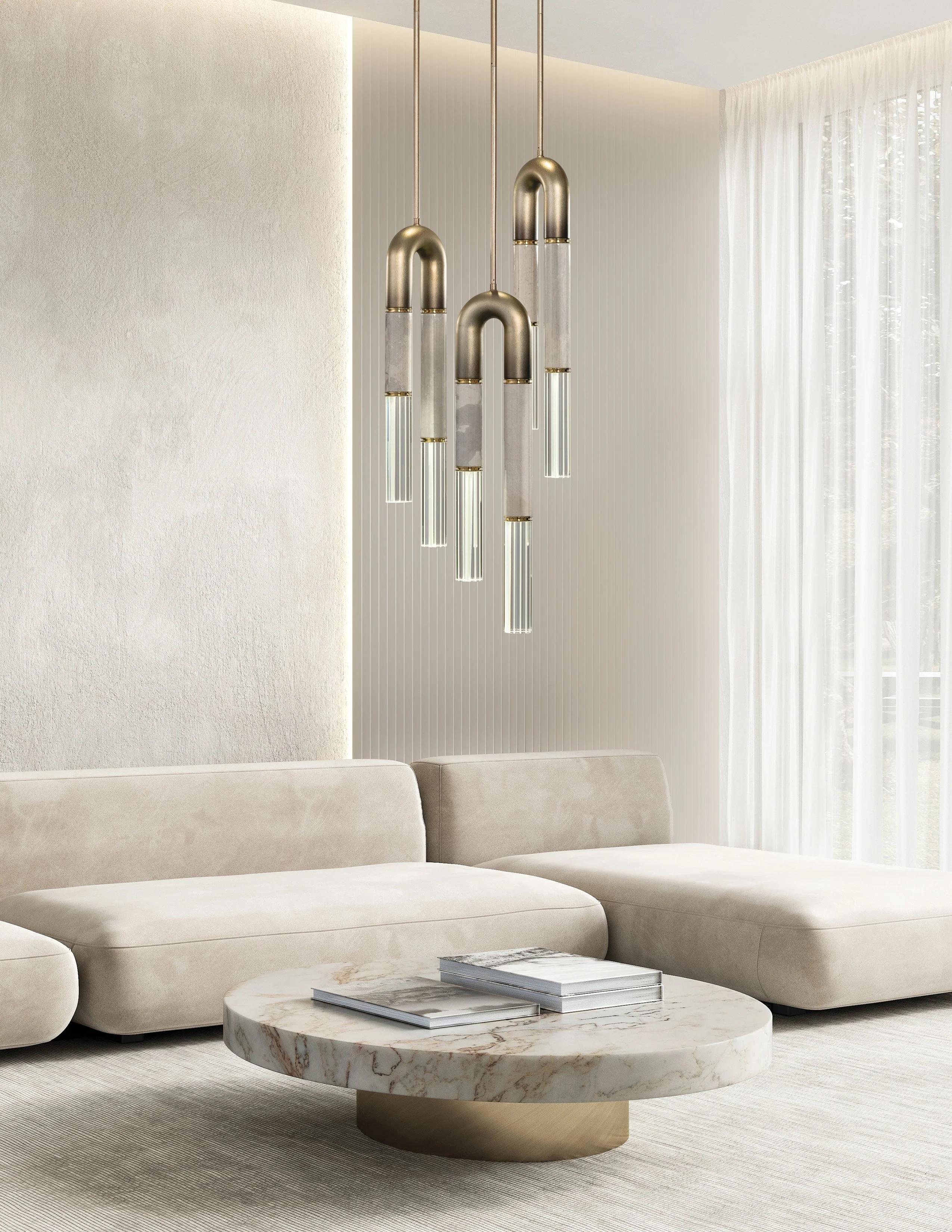 Fine Art Antonia 16" Round Pendant - Image 5