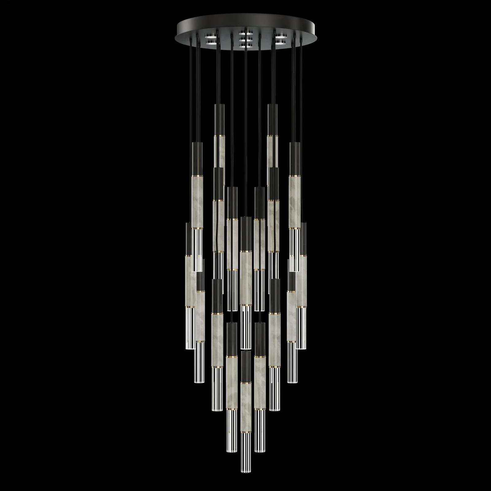 Fine Art Antonia 31"W Round Pendant - Image 3