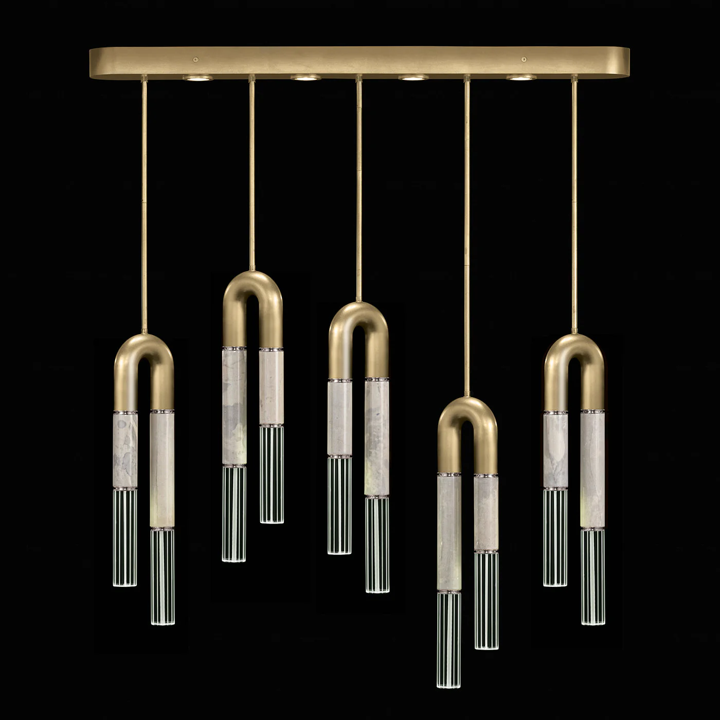 Fine Art Antonia 51.5"W Linear Pendant - Image 18
