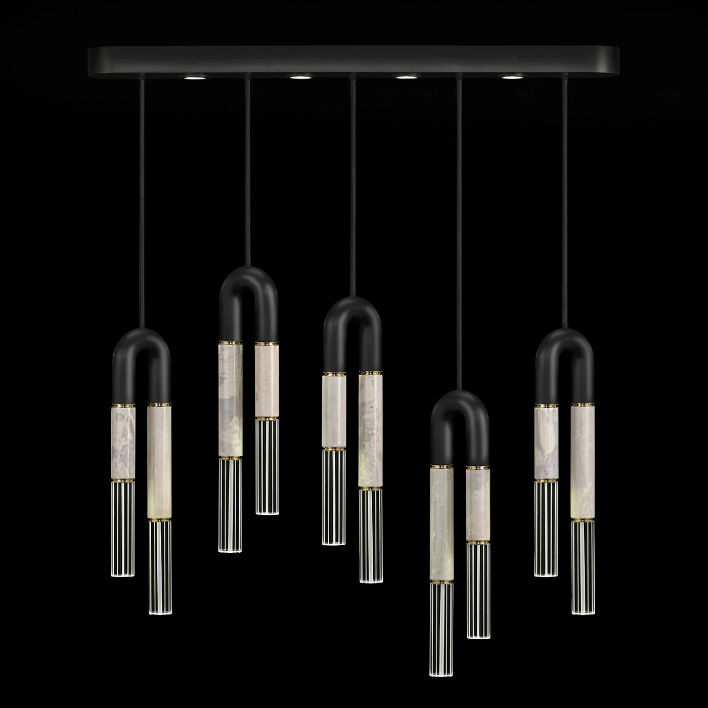 Fine Art Antonia 51.5"W Linear Pendant - Image 3