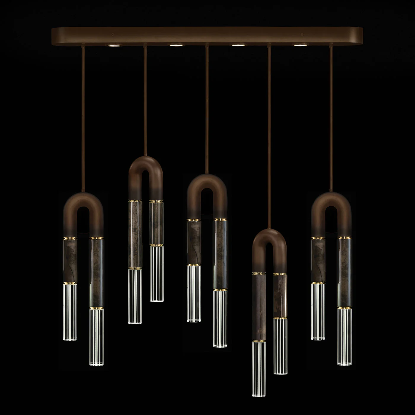 Fine Art Antonia 51.5"W Linear Pendant - Image 8