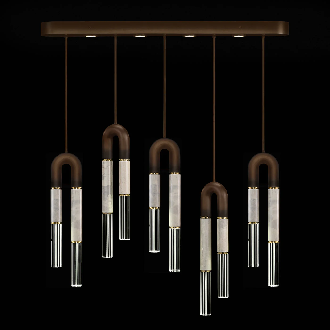 Fine Art Antonia 51.5"W Linear Pendant - Image 9