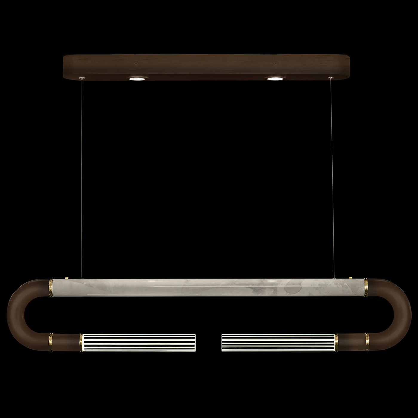 Fine Art Antonia 52"W Linear Pendant - Image 9