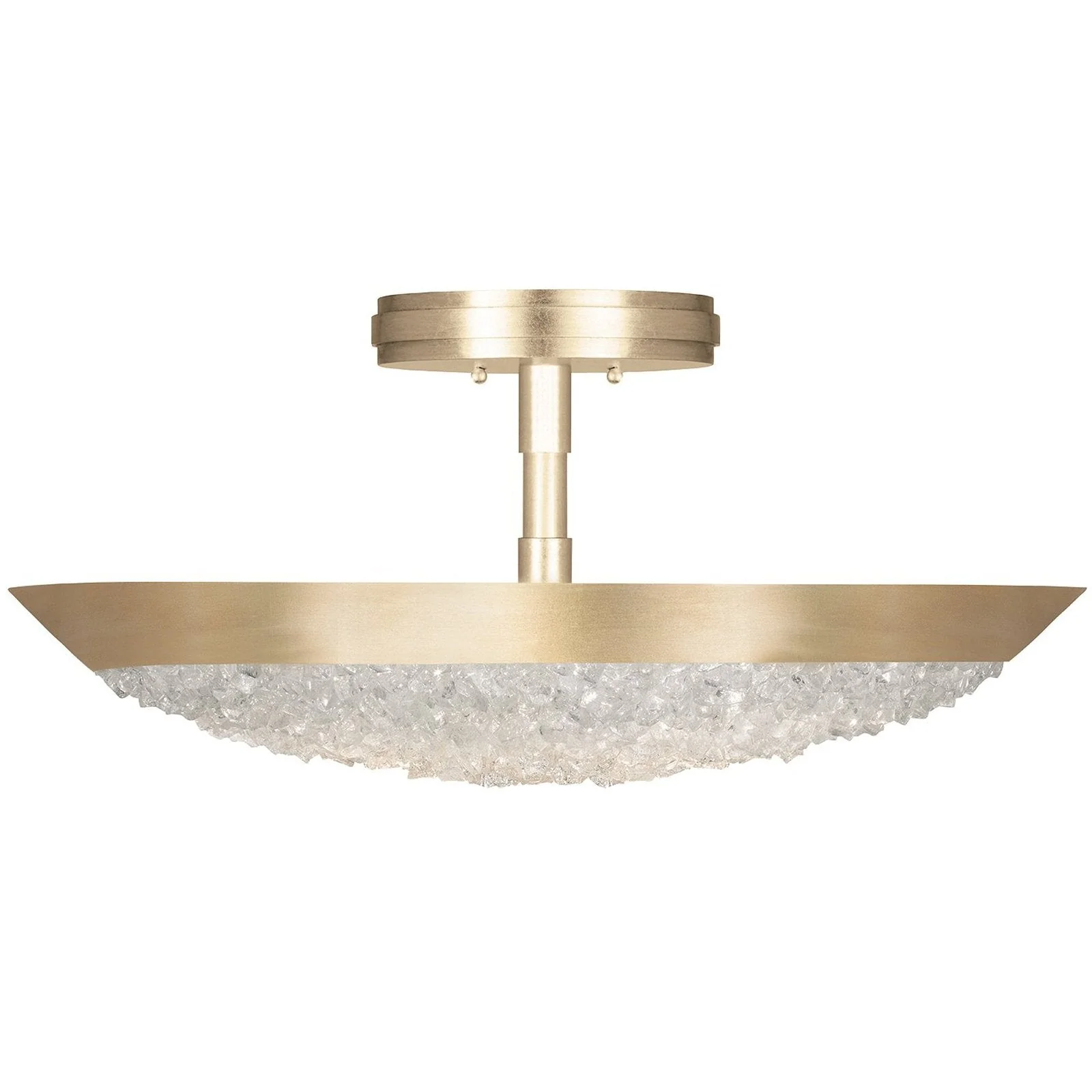 Fine Art Arctic Halo 20" Round Semi Flush Mount - Image 4