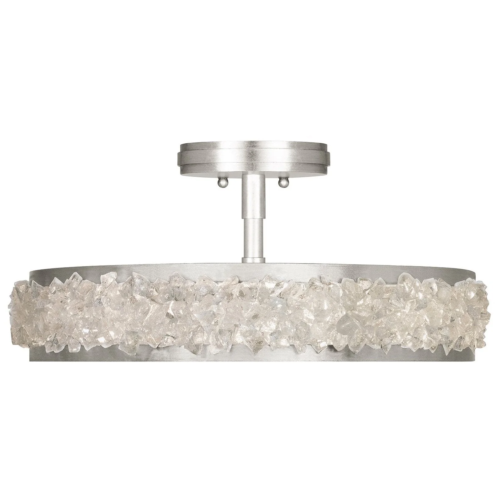 Fine Art Arctic Halo 23" Round Semi Flush Mount - Image 12