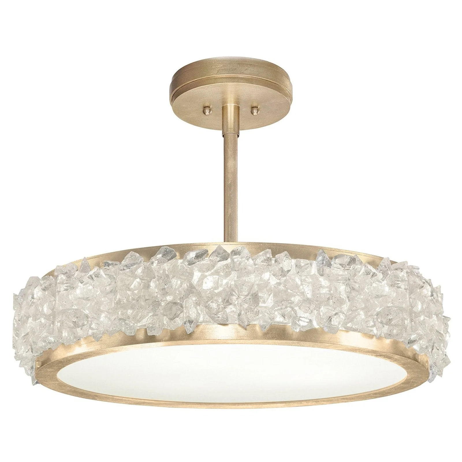 Fine Art Arctic Halo 23" Round Semi Flush Mount - Image 7