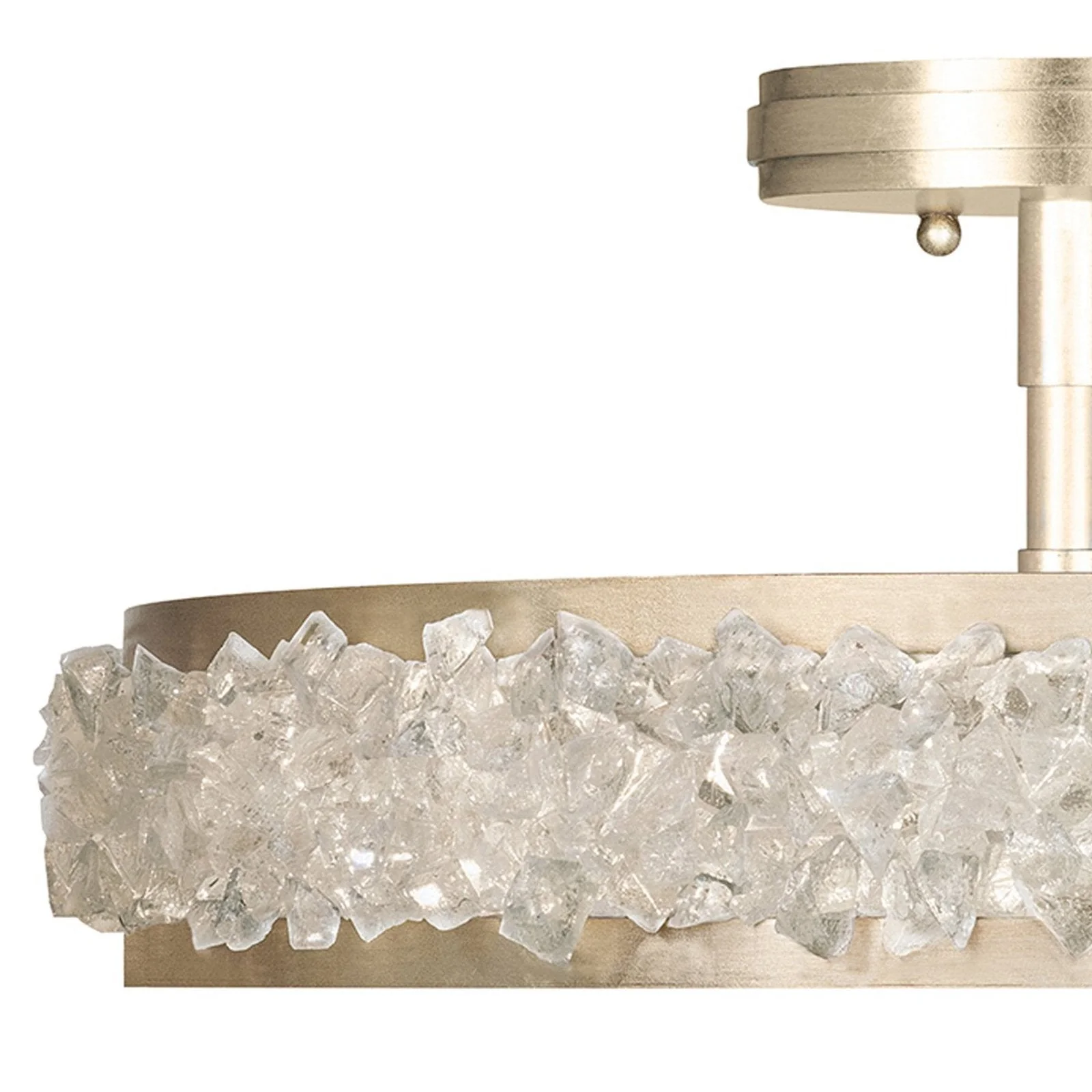 Fine Art Arctic Halo 23" Round Semi Flush Mount - Image 8