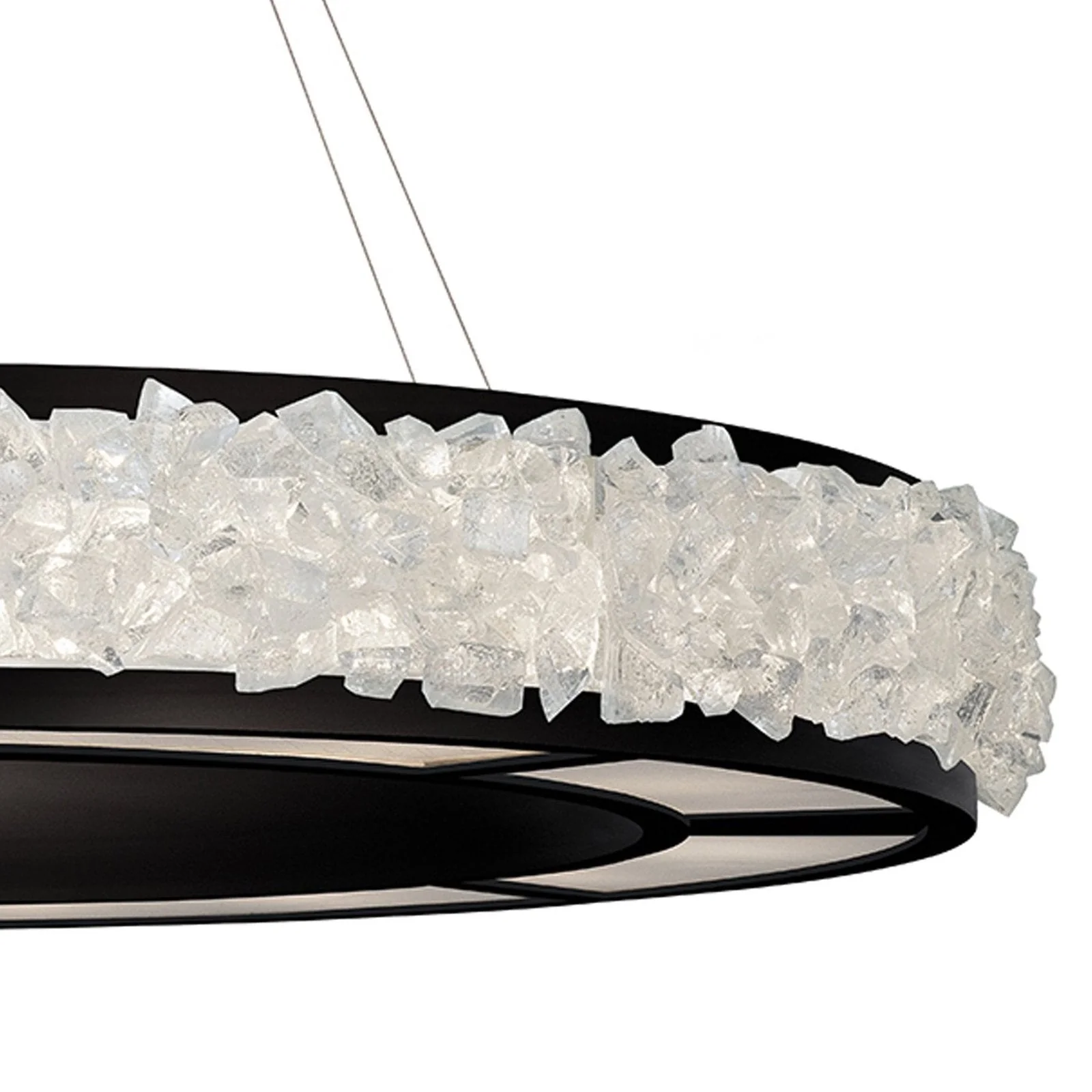 Fine Art Arctic Halo 38" Round Pendant - Image 3
