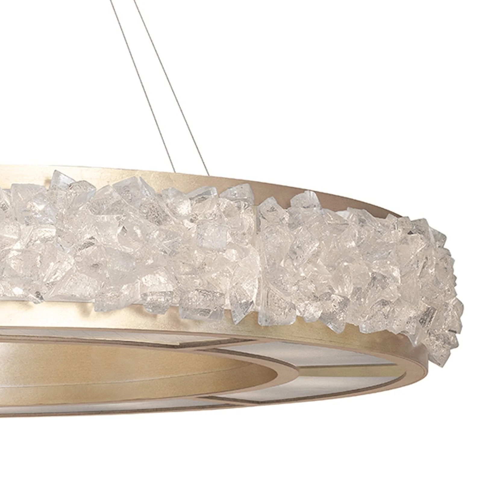 Fine Art Arctic Halo 38" Round Pendant - Image 7