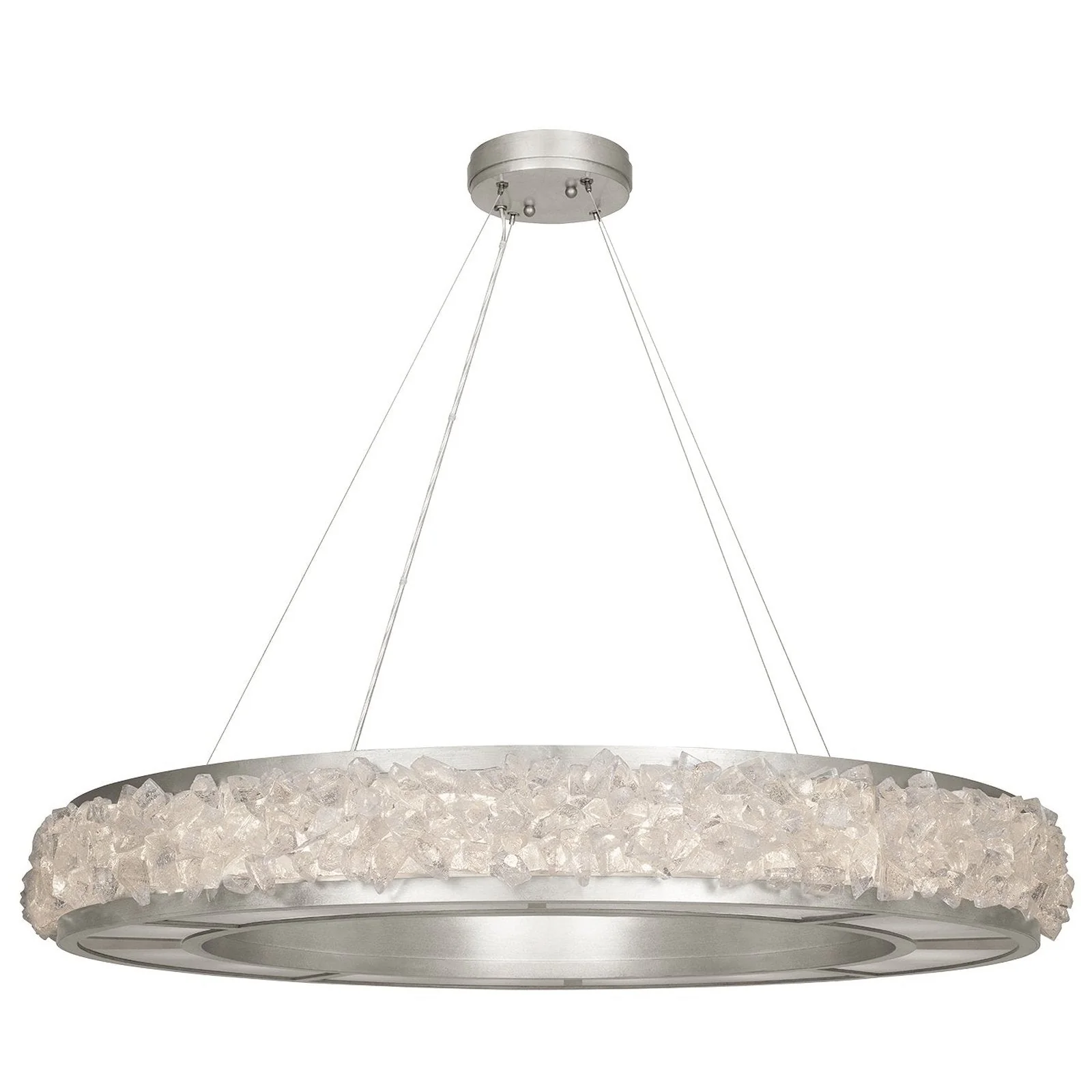 Fine Art Arctic Halo 38" Round Pendant - Image 8