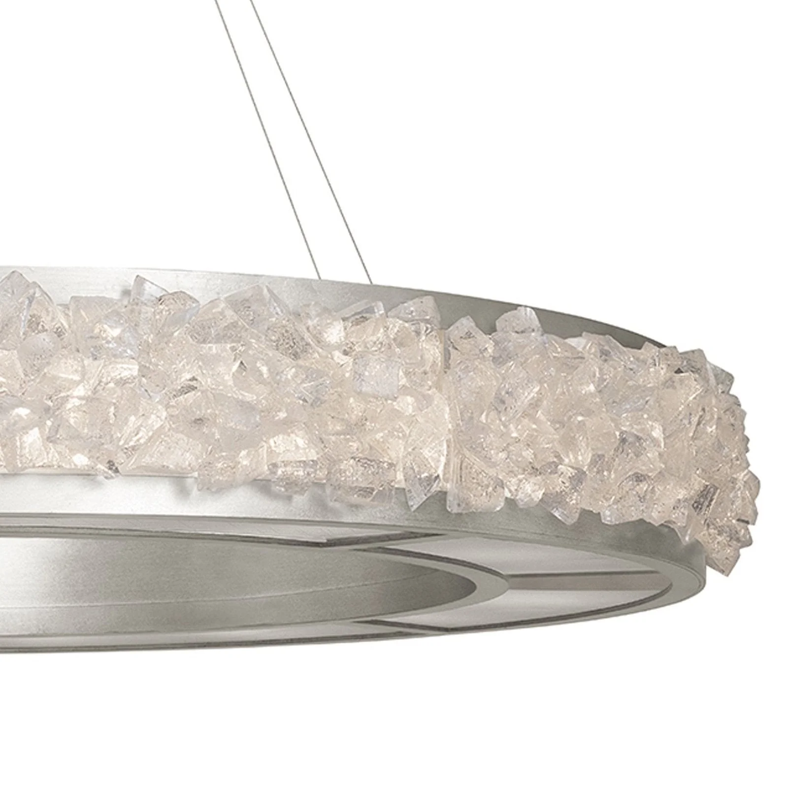 Fine Art Arctic Halo 38" Round Pendant - Image 9