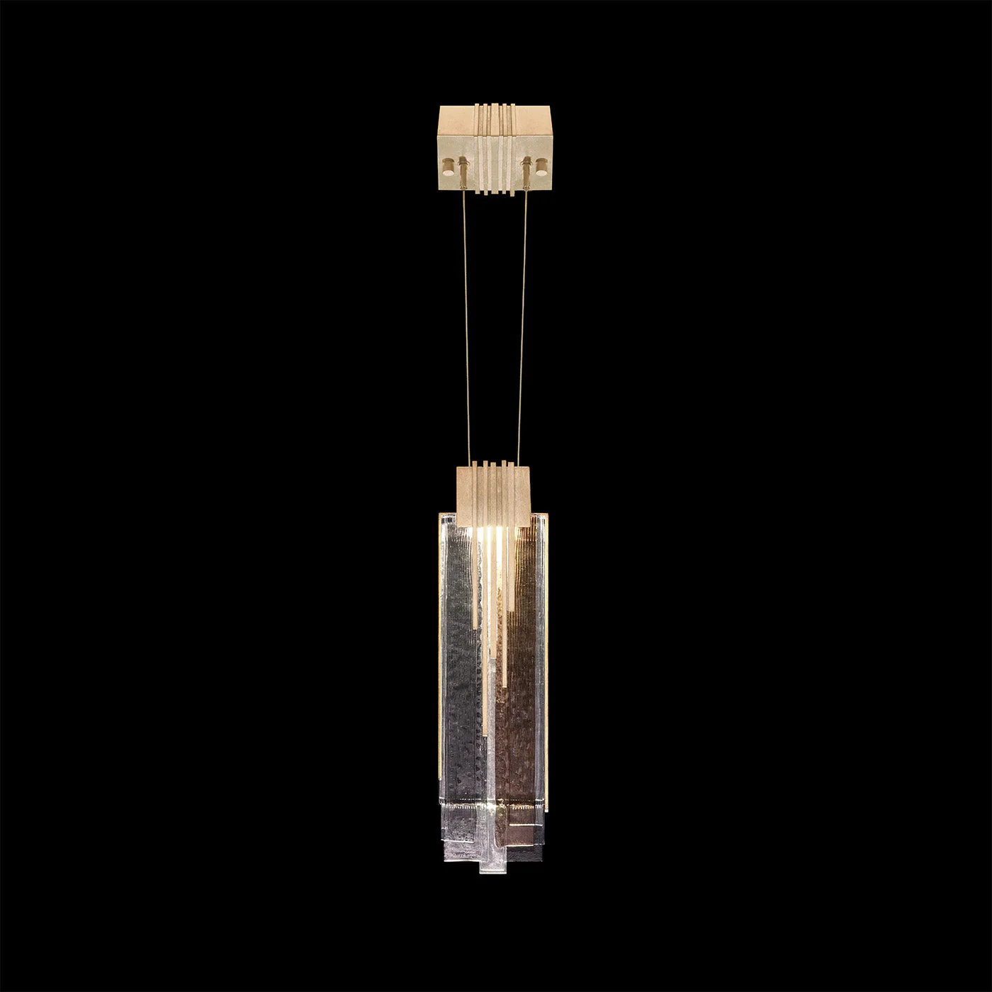 Fine Art Arpeggio 4.5"W Square Pendant - Image 2