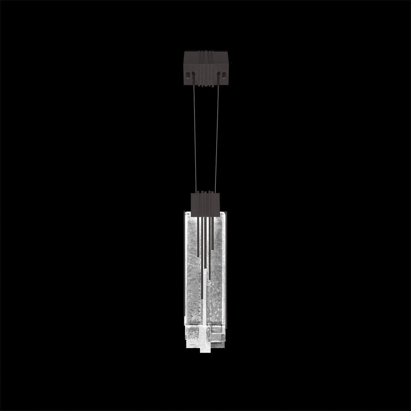 Fine Art Arpeggio 4.5"W Square Pendant - Image 3