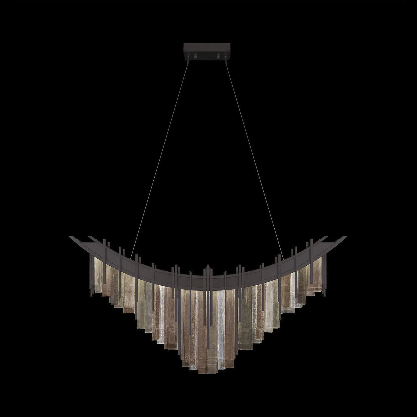 Fine Art Arpeggio 44.75"W Linear Pendant - Image 4